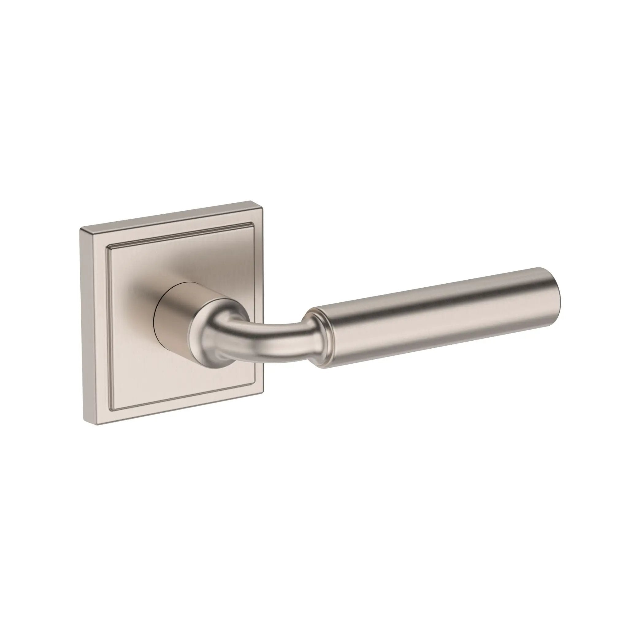 satin nickel door lever