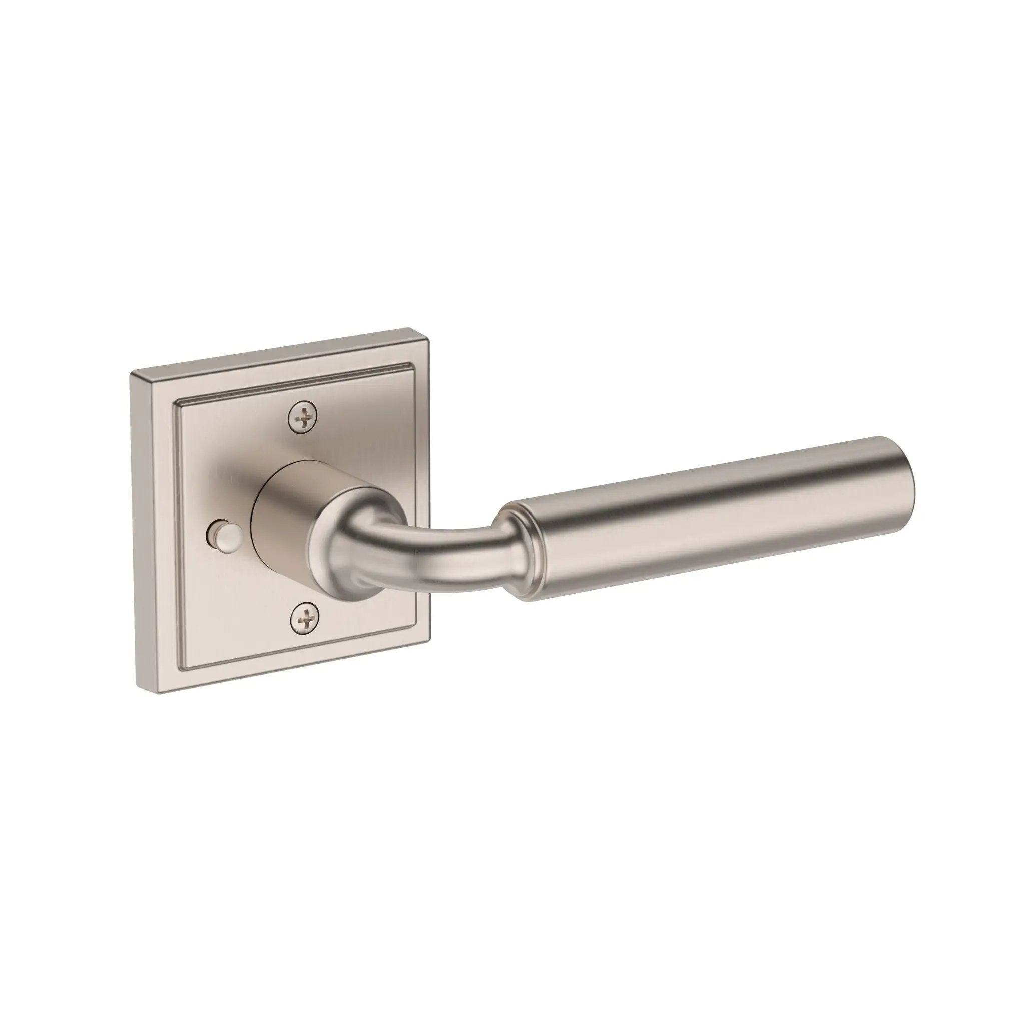 Baldwin Reserve La Conner Lever with Stepped Square Rose by Baldwin