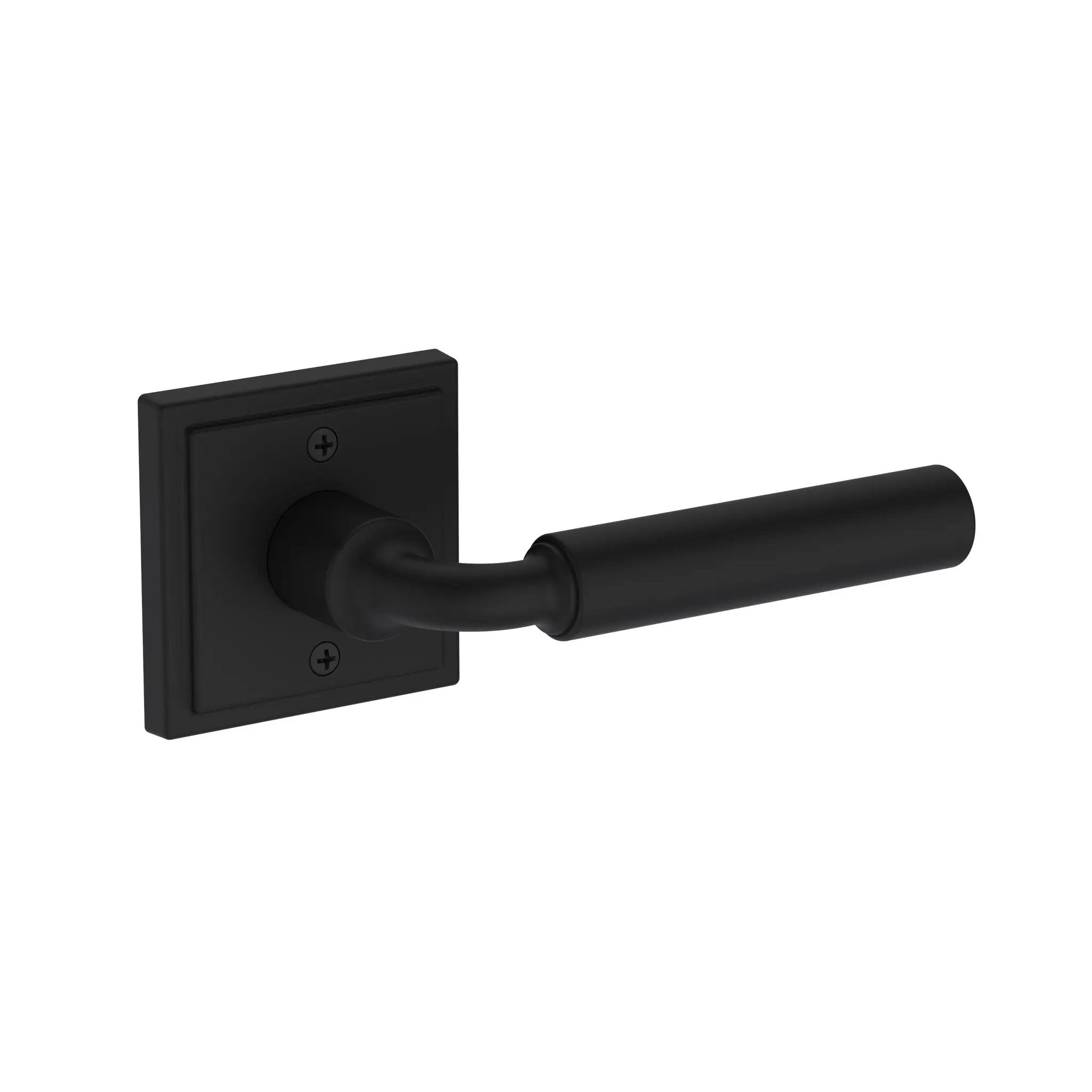 Baldwin Reserve La Conner Lever with Stepped Square Rose by Baldwin