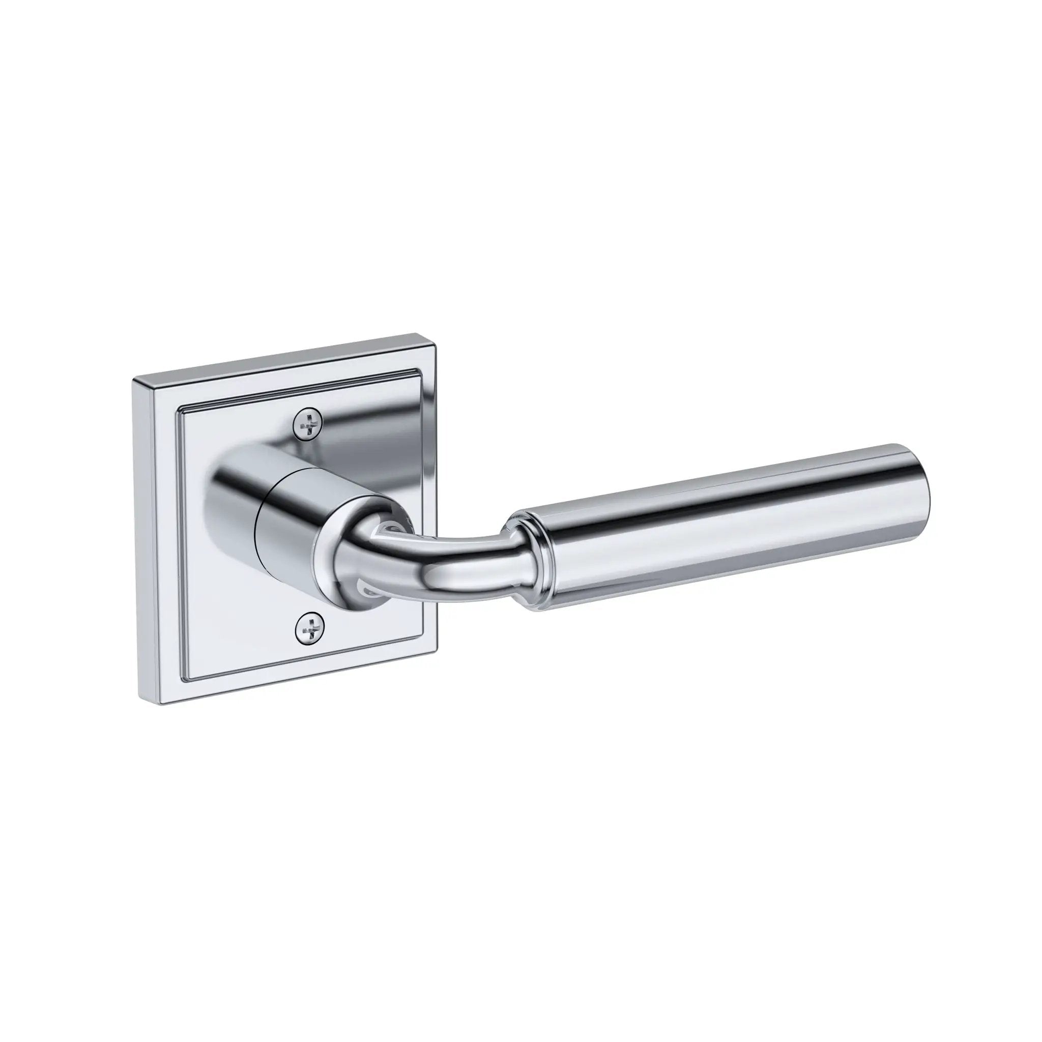 Baldwin Reserve La Conner Lever with Stepped Square Rose by Baldwin