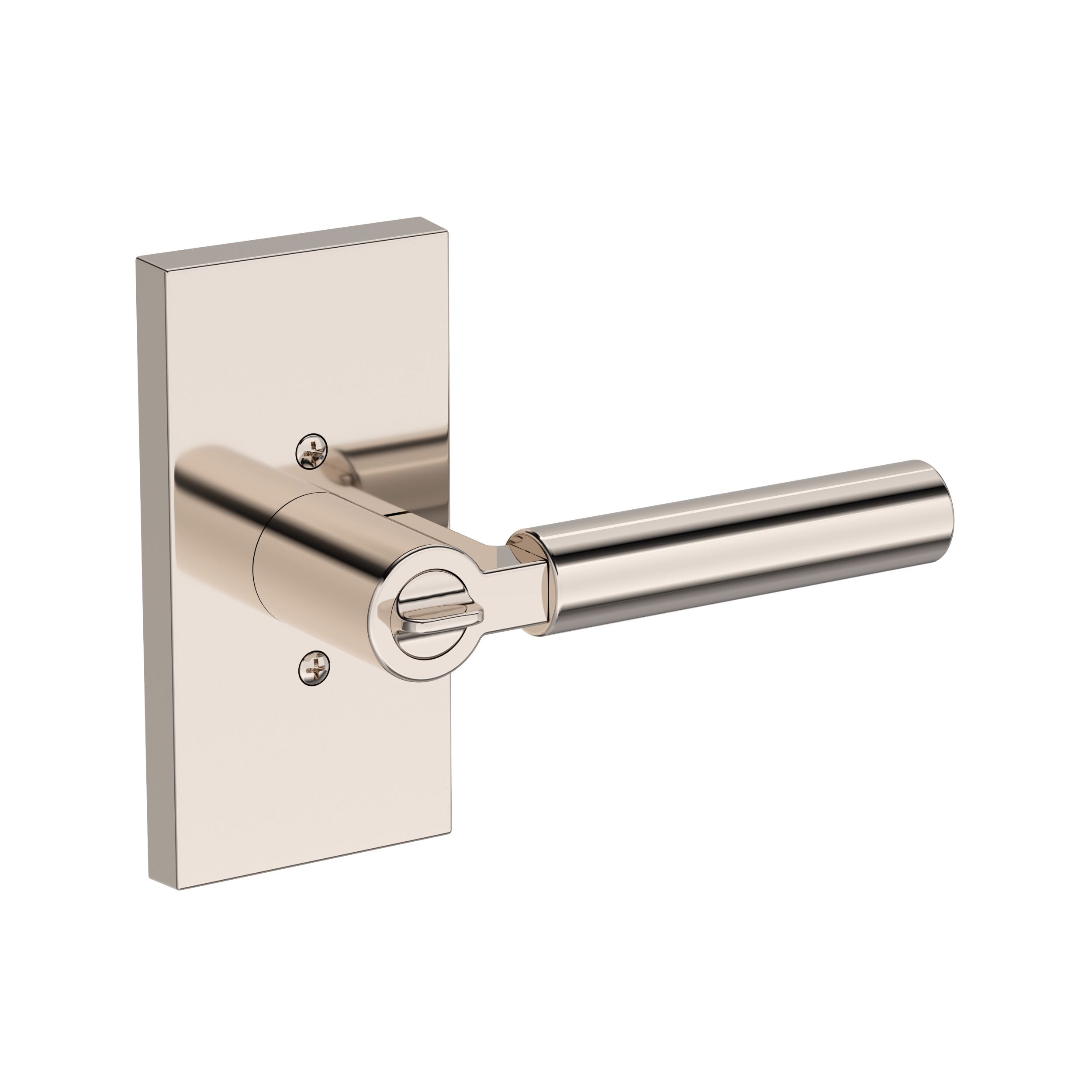 Baldwin Reserve Lake Forest Lever with Contemporary 5" Rose