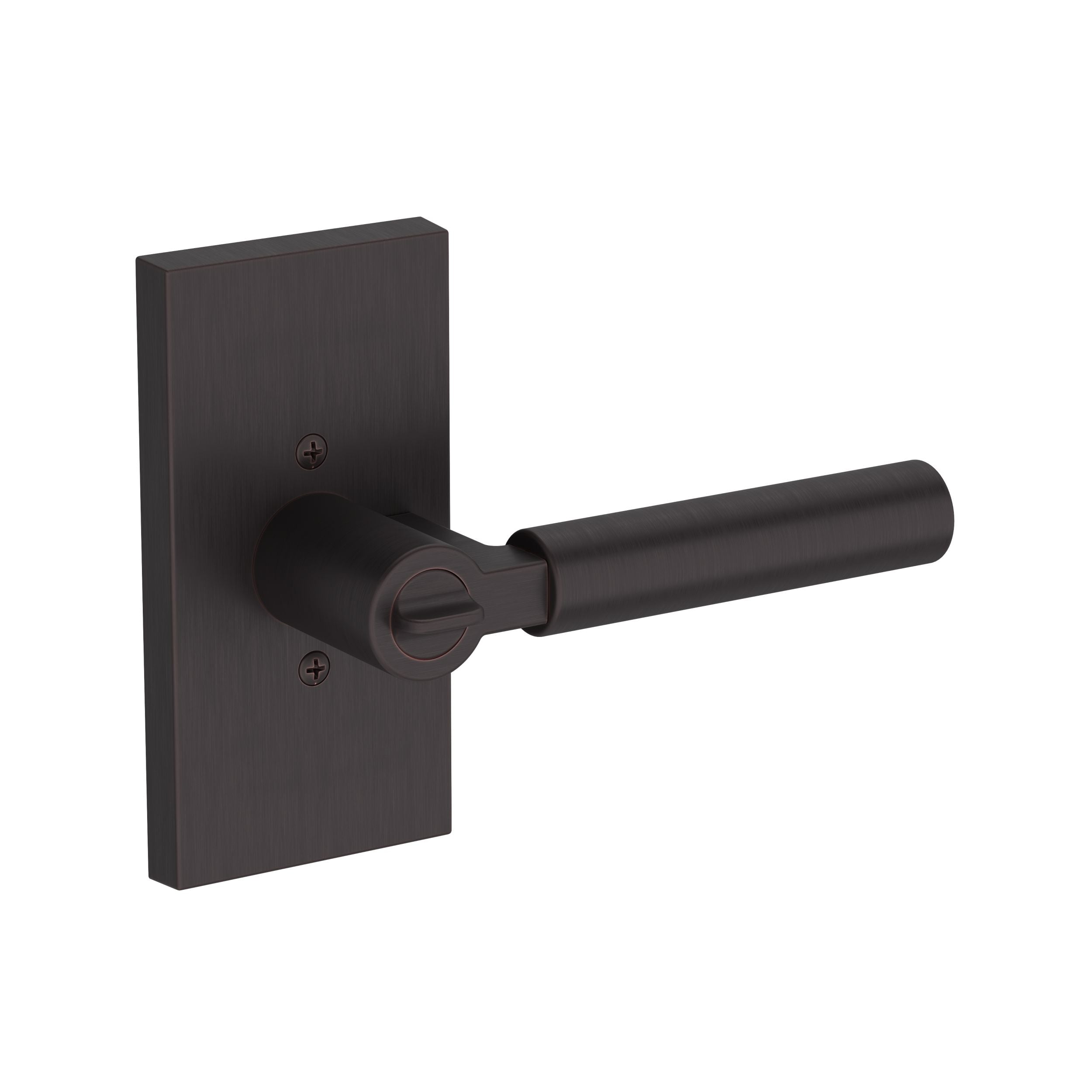 Baldwin Reserve Lake Forest Lever with Contemporary 5" Rose