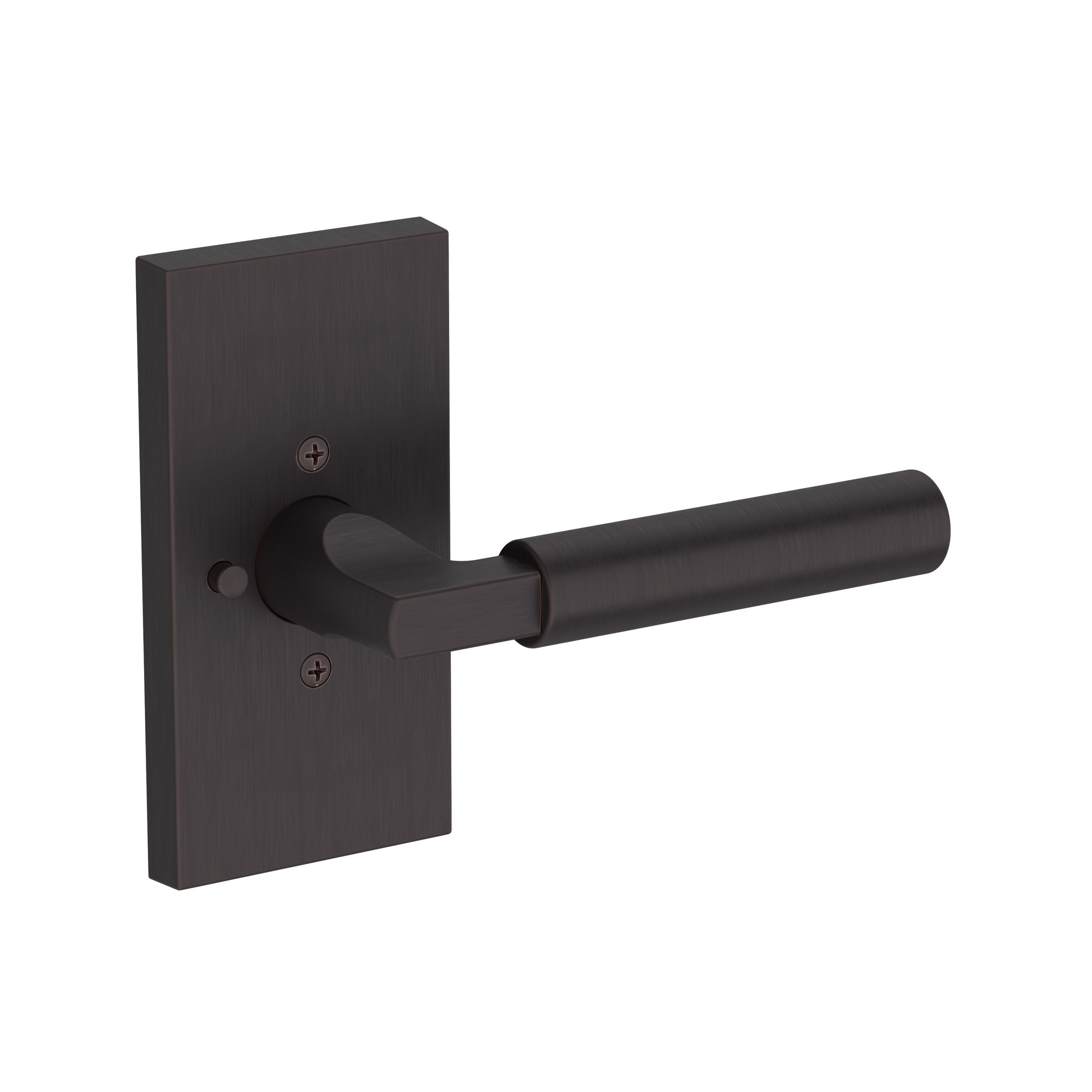 Baldwin Reserve Lake Forest Lever with Contemporary 5" Rose