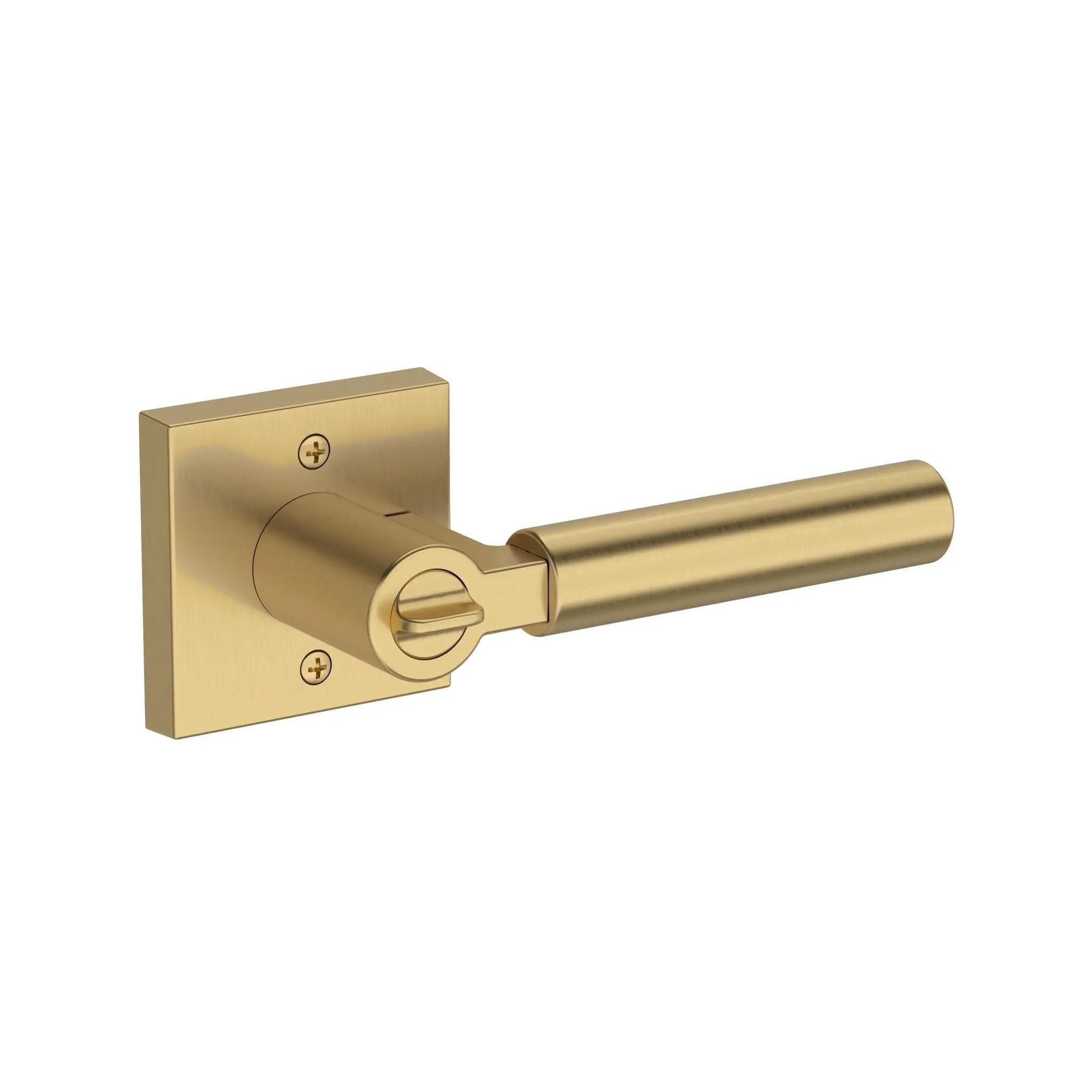 Baldwin Reserve Lake Forest Lever with Contemporary Square Rose by Baldwin