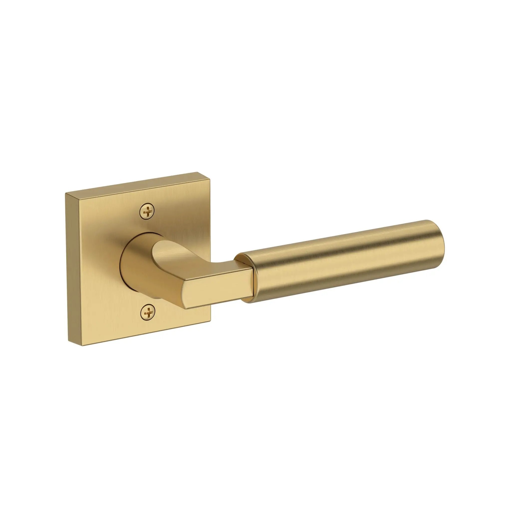 Baldwin Reserve Lake Forest Lever with Contemporary Square Rose by Baldwin