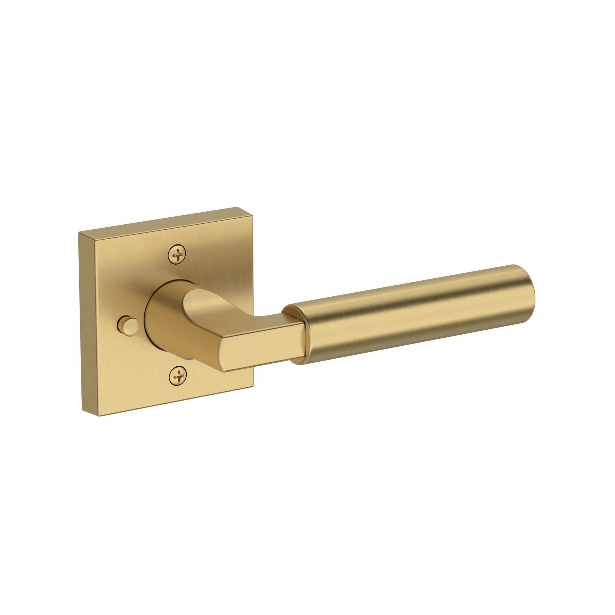 Baldwin Reserve Lake Forest Lever with Contemporary Square Rose by Baldwin