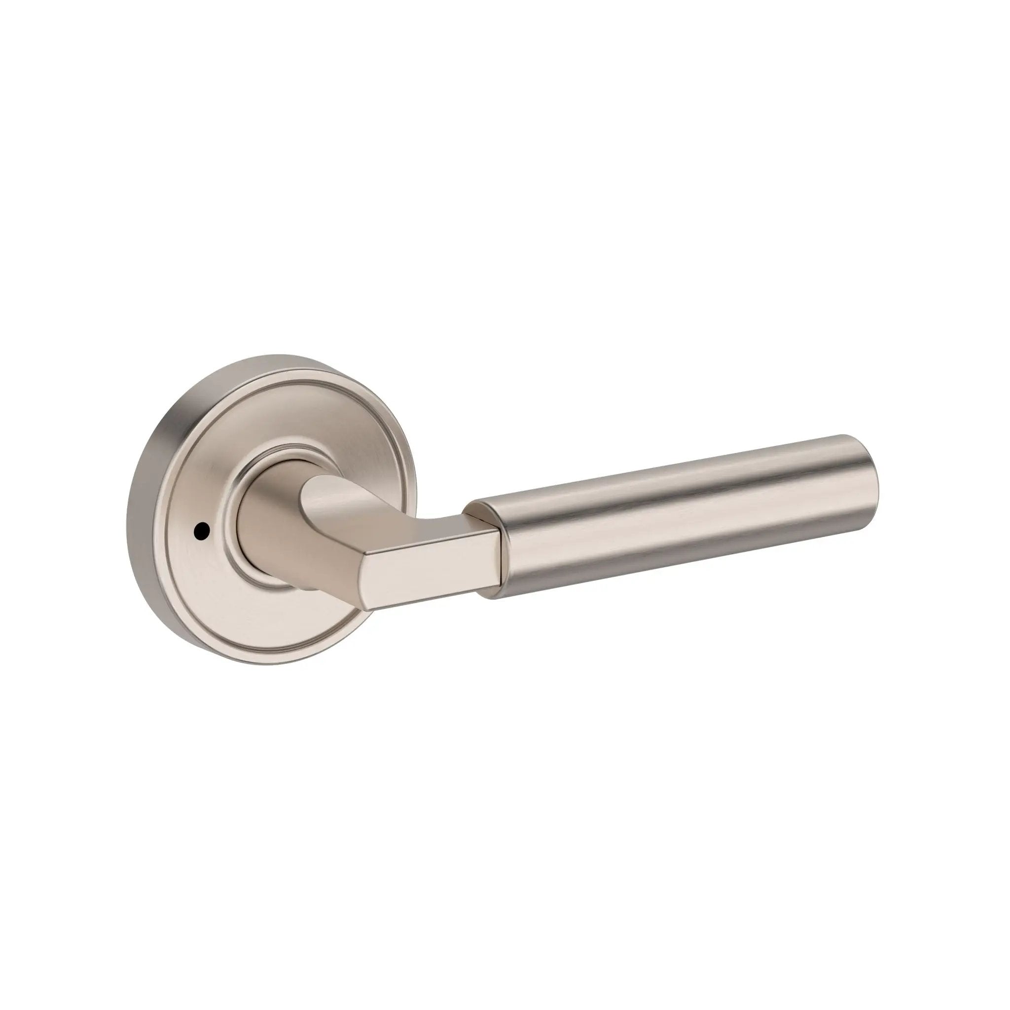 satin nickel door lever