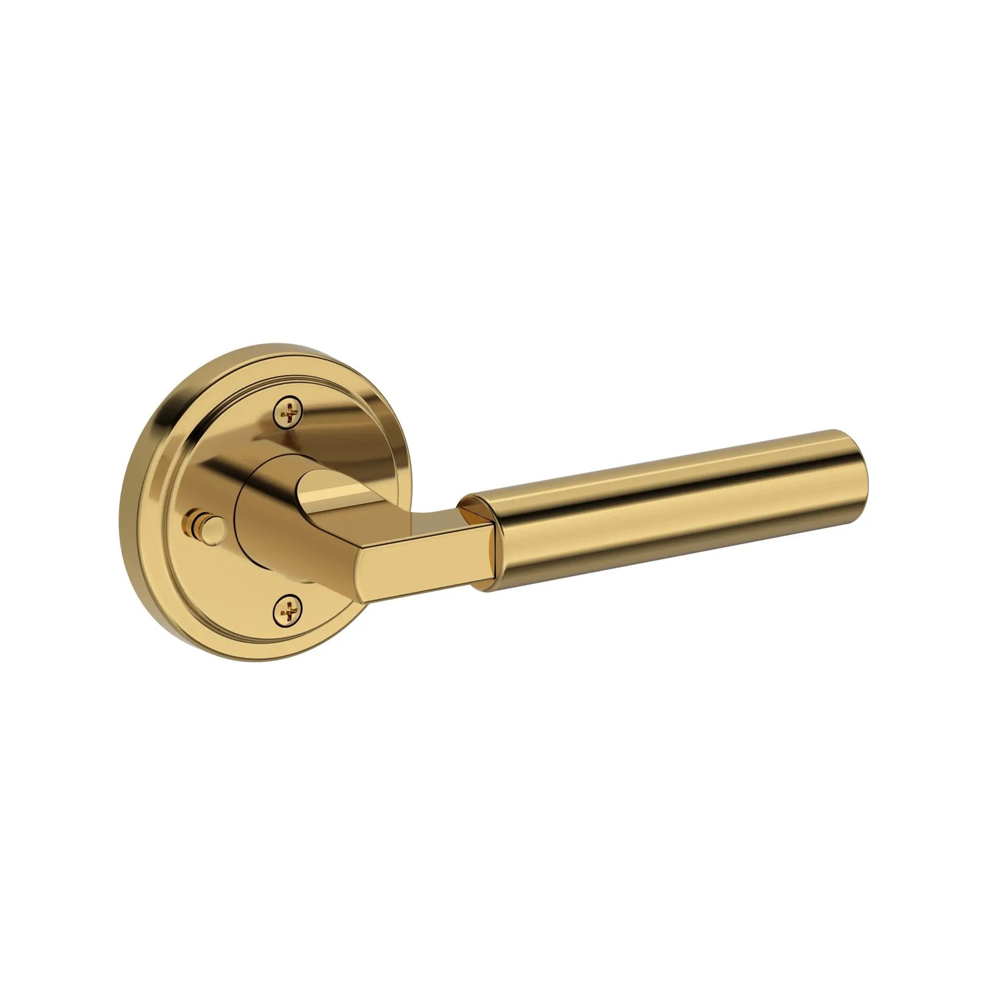 Baldwin Reserve Lake Forest Lever with Stepped Round Rose by Baldwin