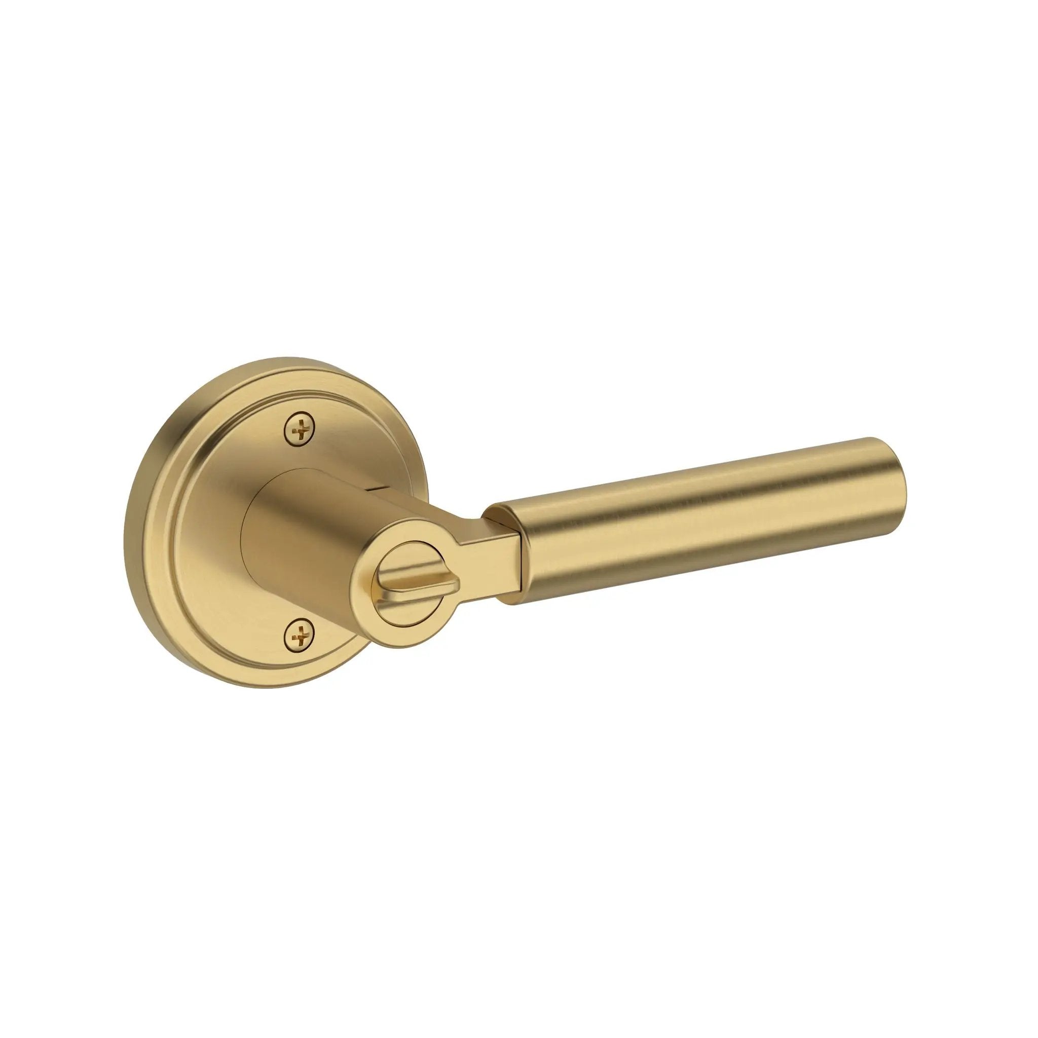 Baldwin Reserve Lake Forest Lever with Stepped Round Rose by Baldwin