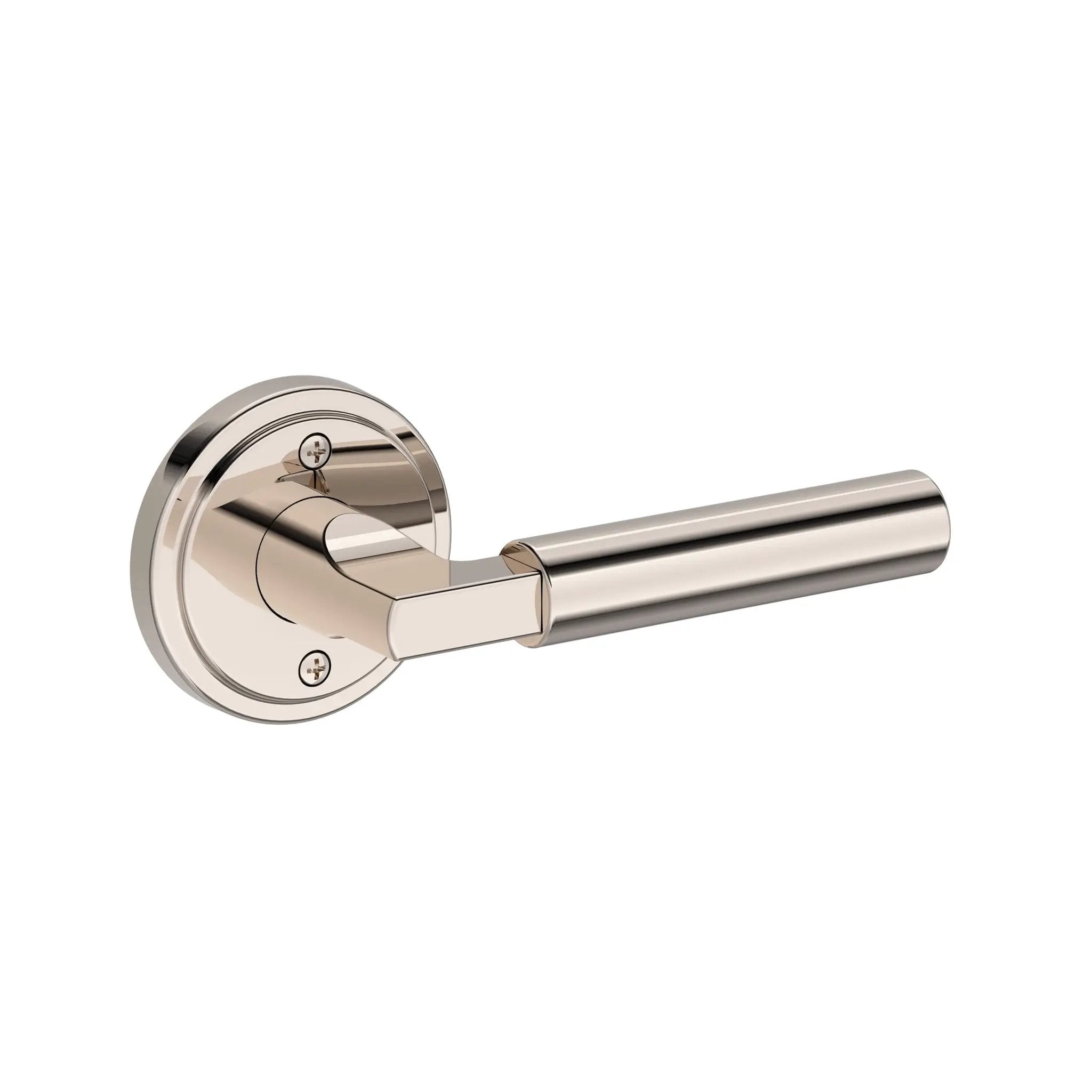 Baldwin Reserve Lake Forest Lever with Stepped Round Rose by Baldwin