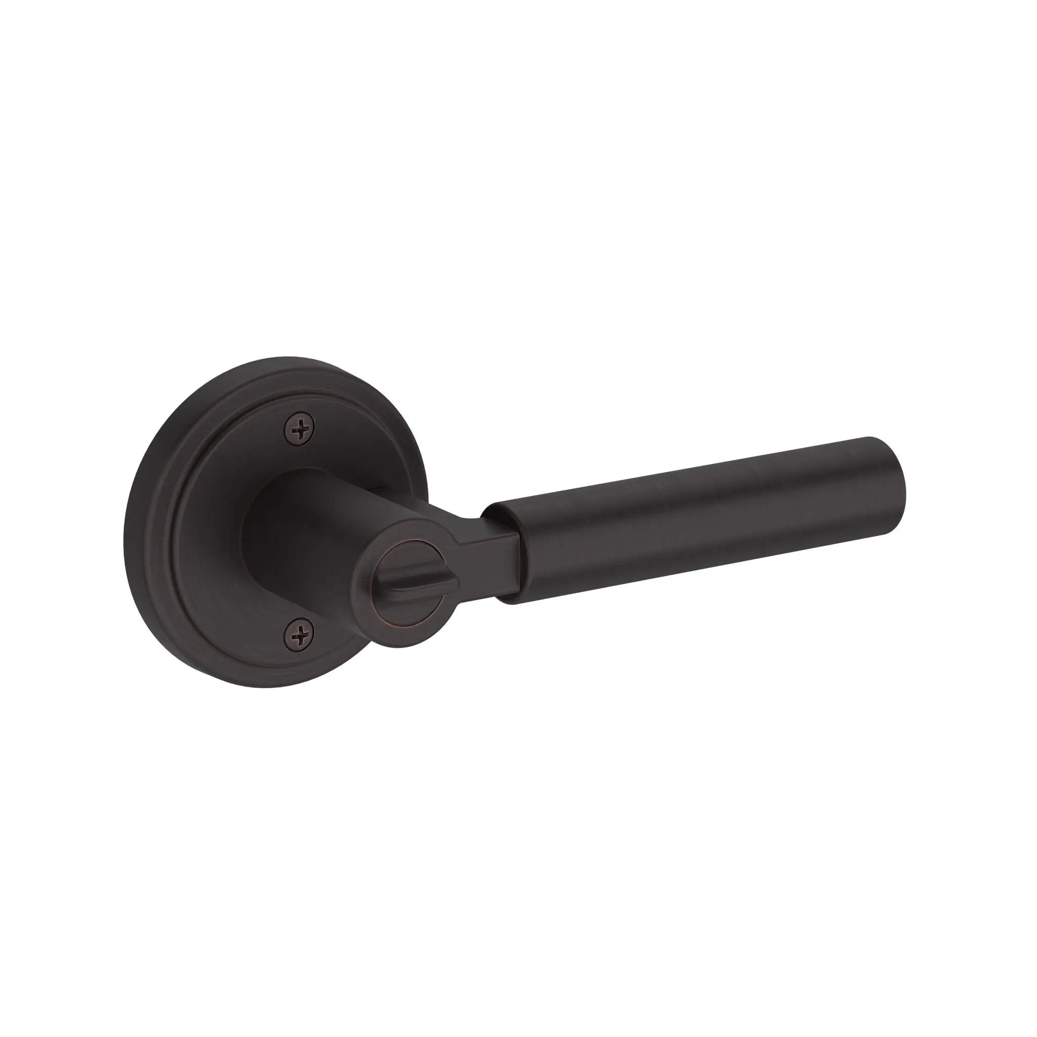 Baldwin Reserve Lake Forest Lever with Stepped Round Rose by Baldwin