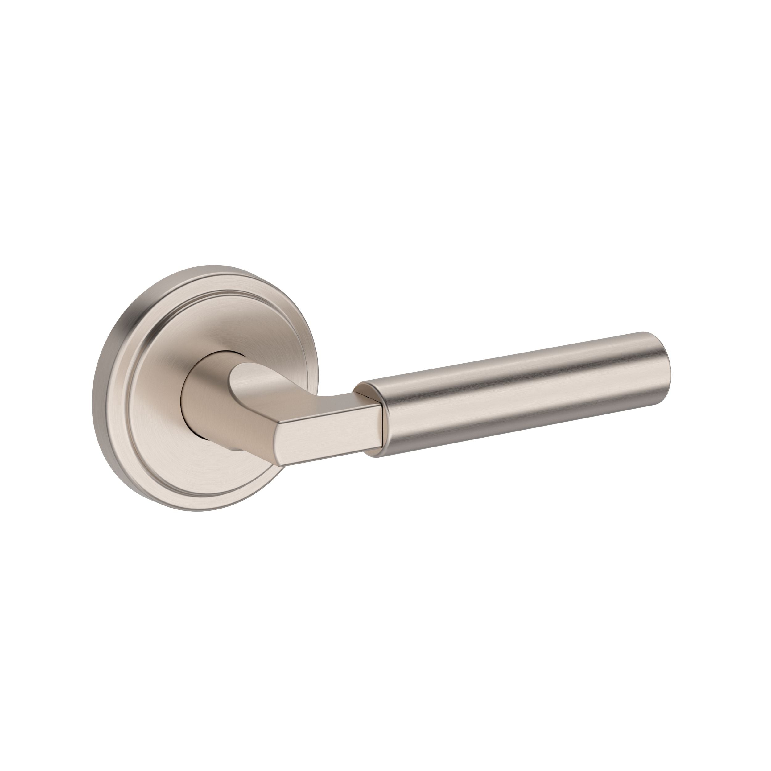 satin nickel door lever