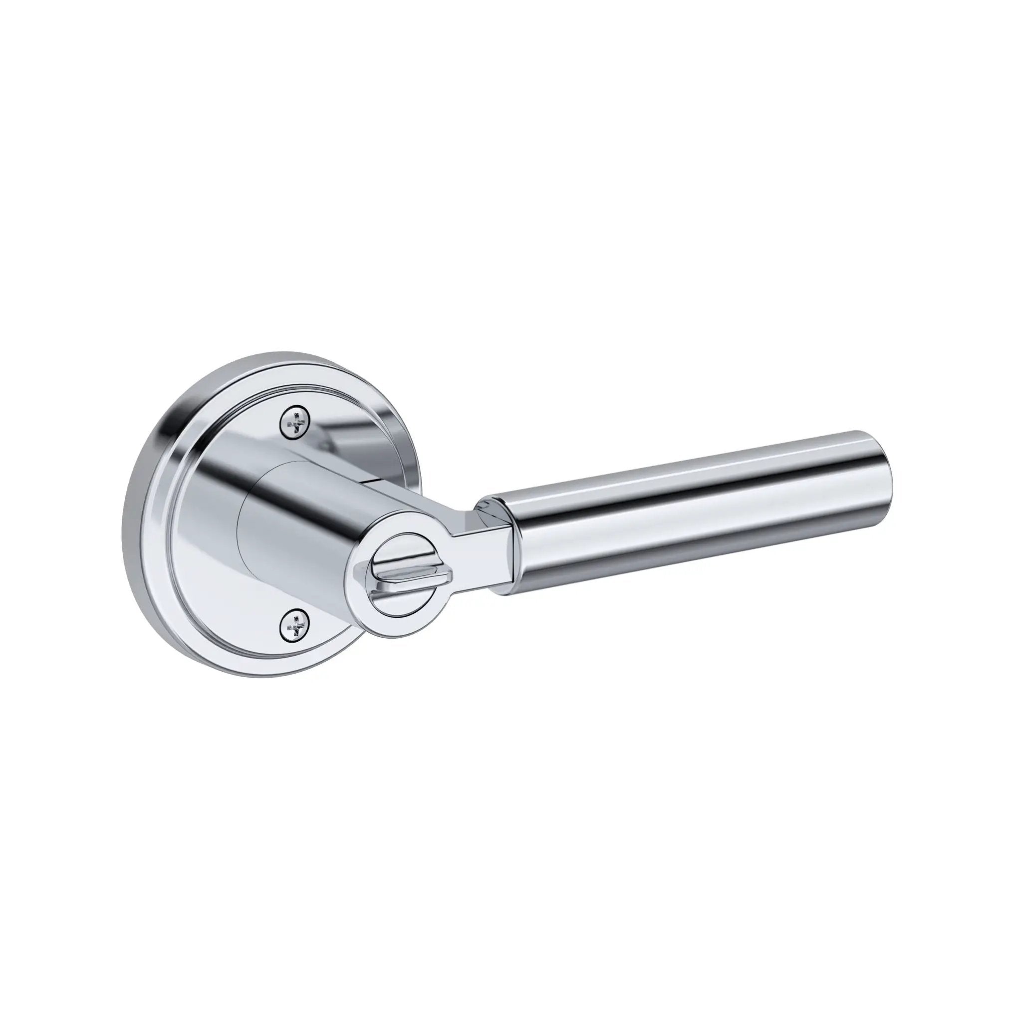 Baldwin Reserve Lake Forest Lever with Stepped Round Rose by Baldwin