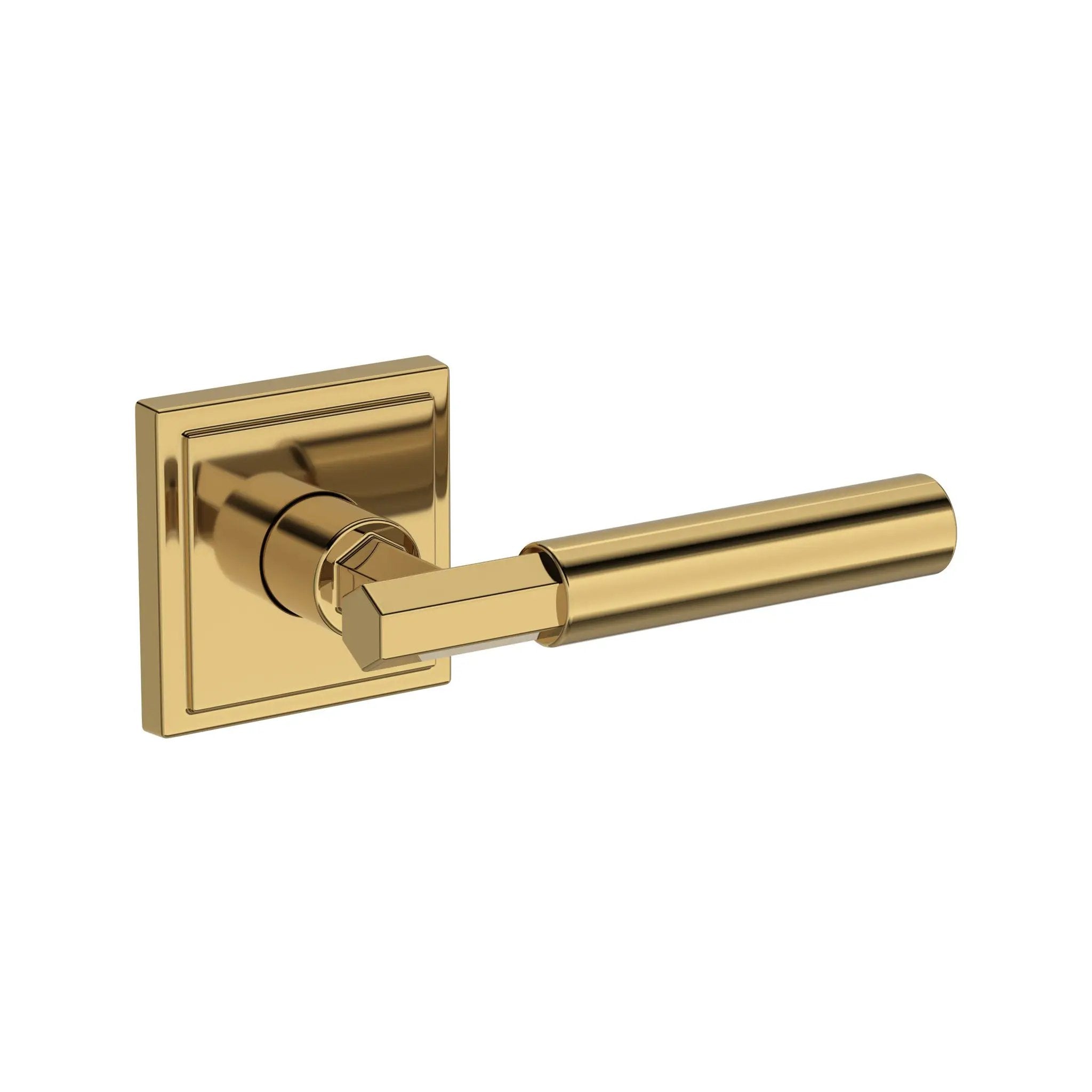 Baldwin Reserve Riddling Lever with Stepped Square Rose by Baldwin