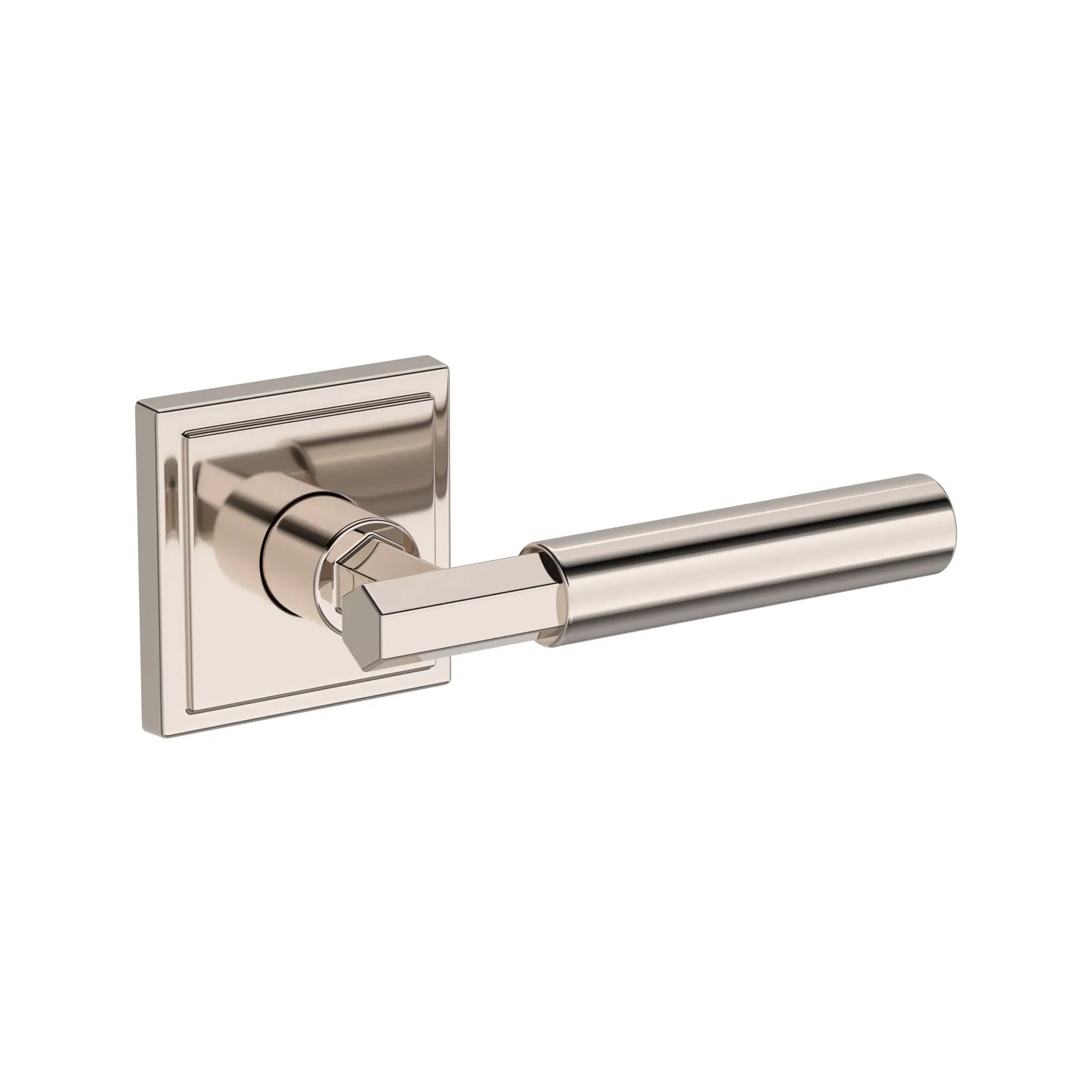 Baldwin Reserve Riddling Lever with Stepped Square Rose by Baldwin