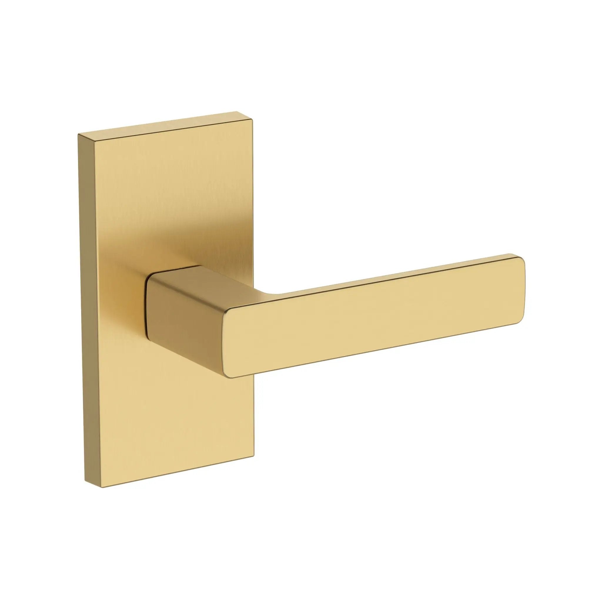 Baldwin Reserve Sharpewood Lever with Contemporary 5" Rose by Baldwin