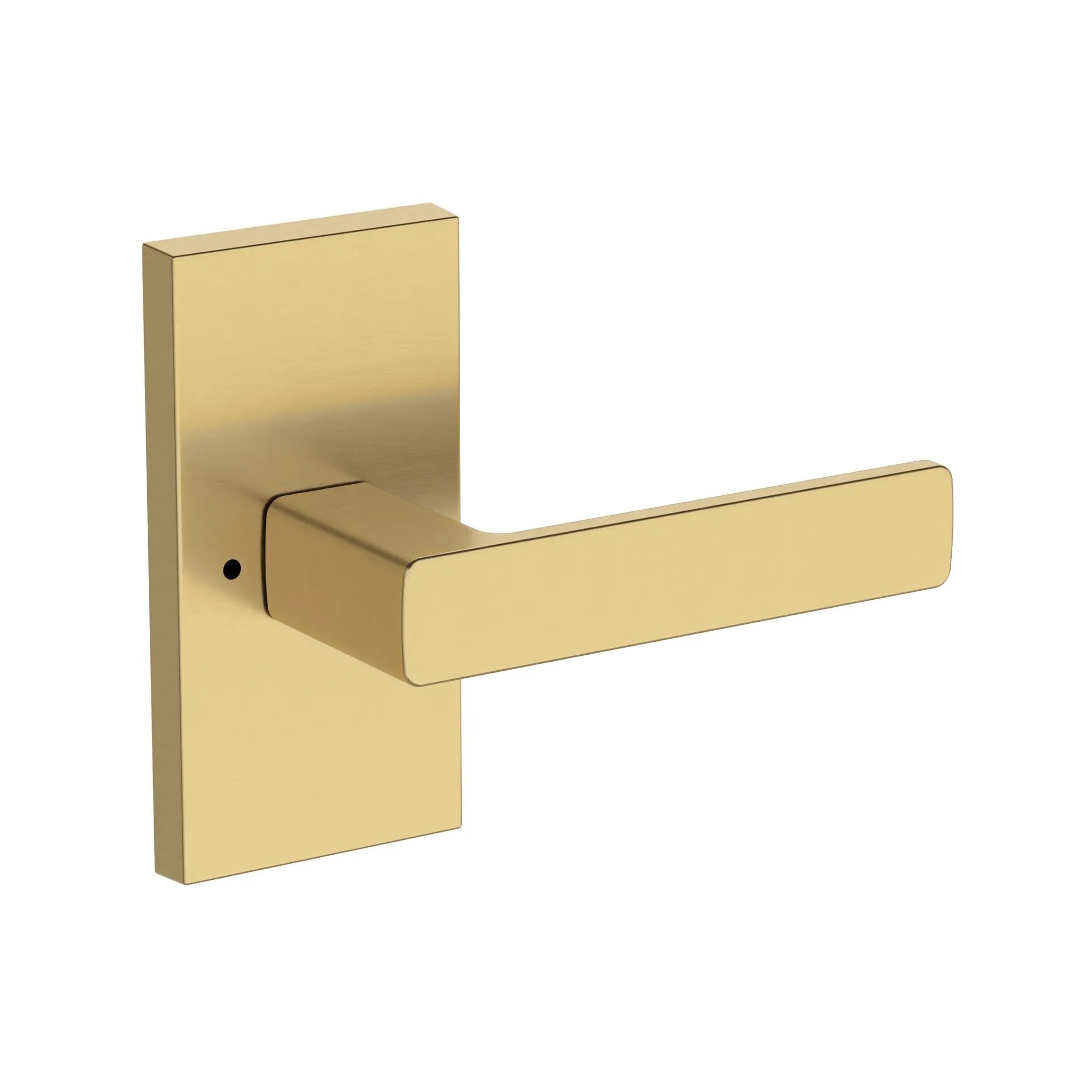 Baldwin Reserve Sharpewood Lever with Contemporary 5" Rose by Baldwin