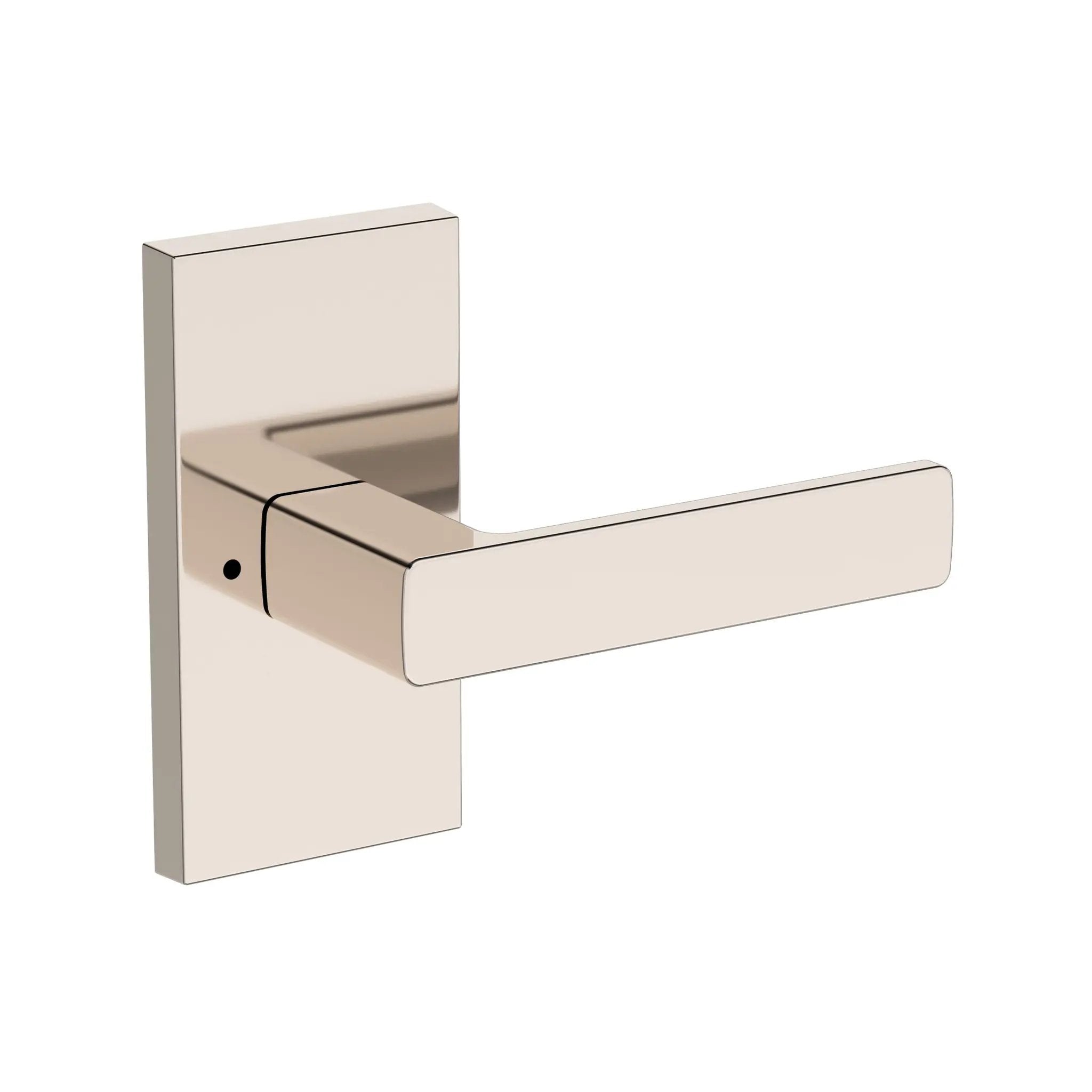 Baldwin Reserve Sharpewood Lever with Contemporary 5" Rose by Baldwin