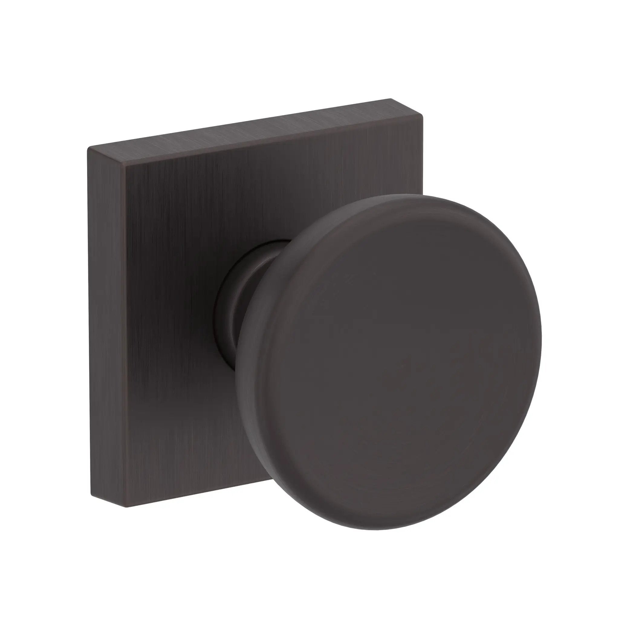 Baldwin Reserve Solvang Knob with Contemporary Square Rose by Baldwin
