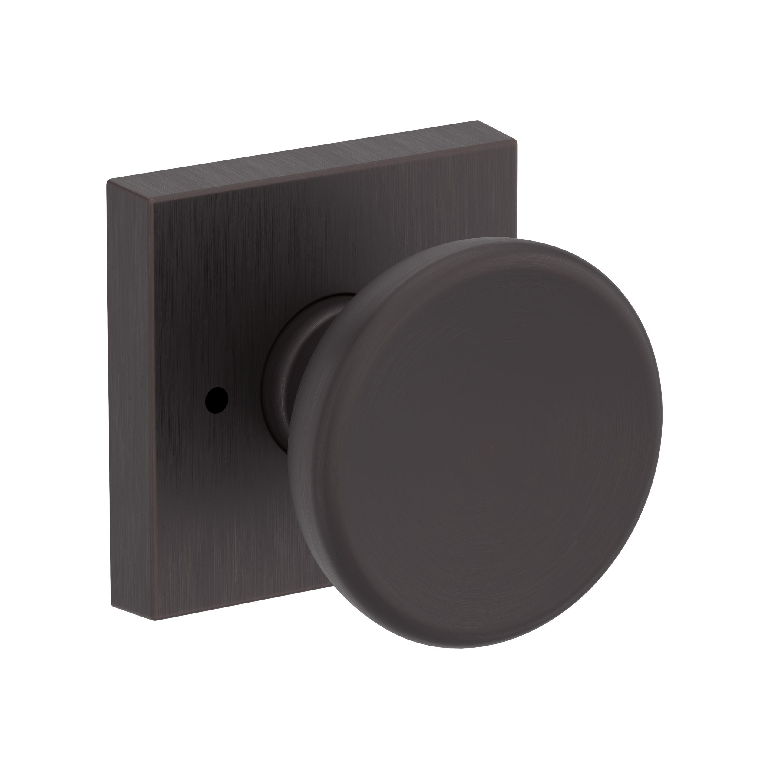 Baldwin Reserve Solvang Knob with Contemporary Square Rose