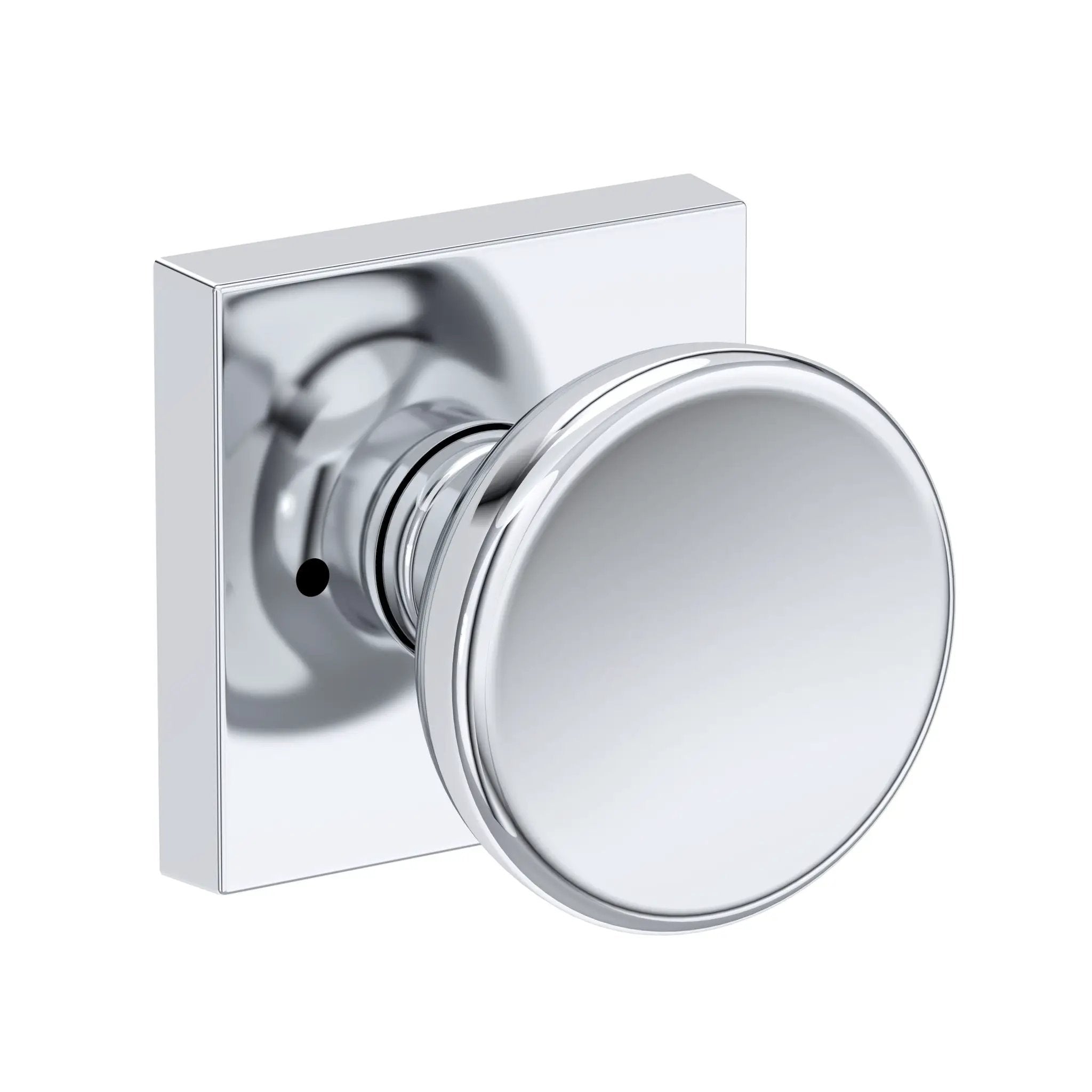 Baldwin Reserve Solvang Knob with Contemporary Square Rose by Baldwin
