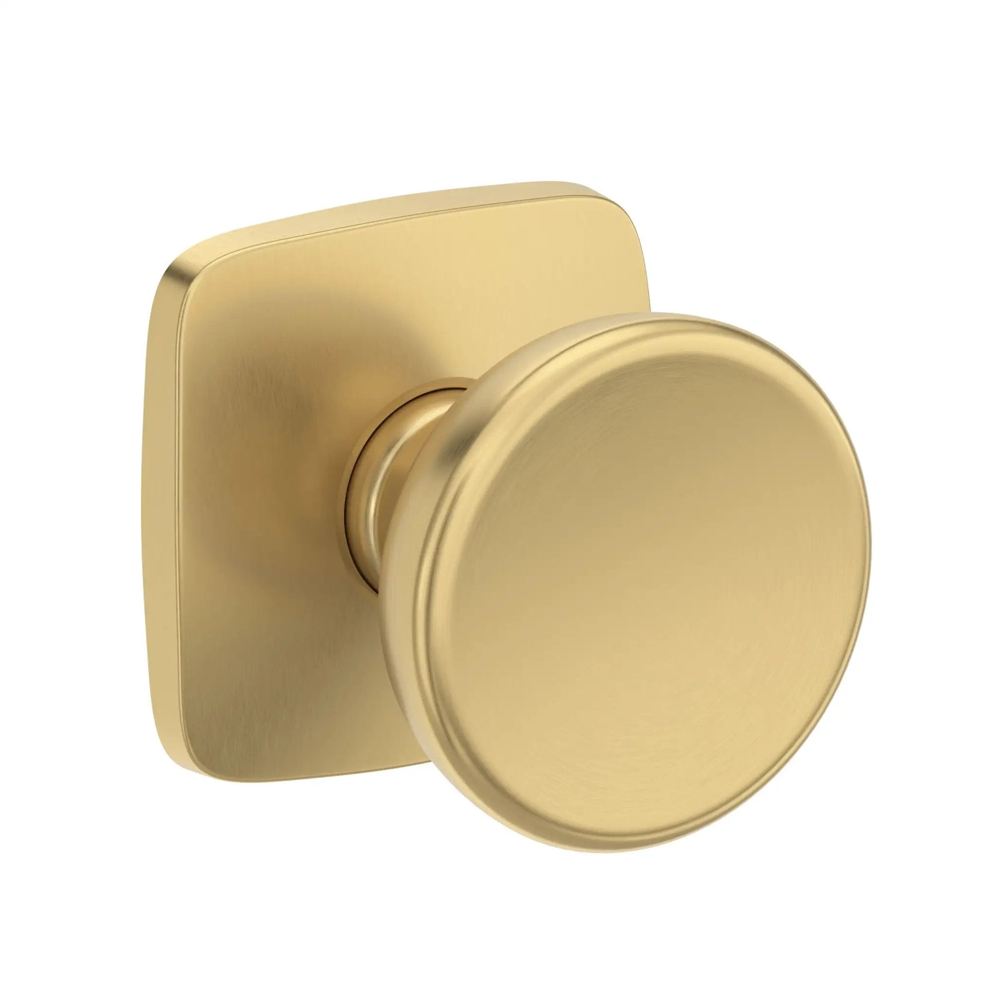 Baldwin Reserve Solvang Knob with Soft Square Rose by Baldwin