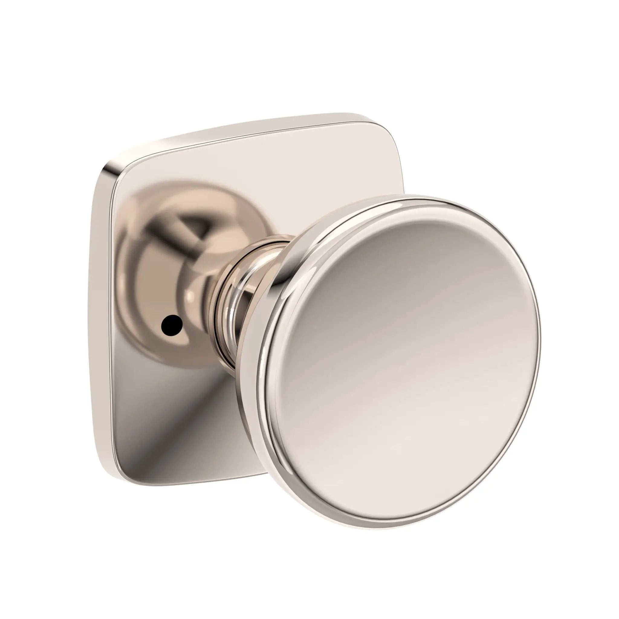Baldwin Reserve Solvang Knob with Soft Square Rose by Baldwin