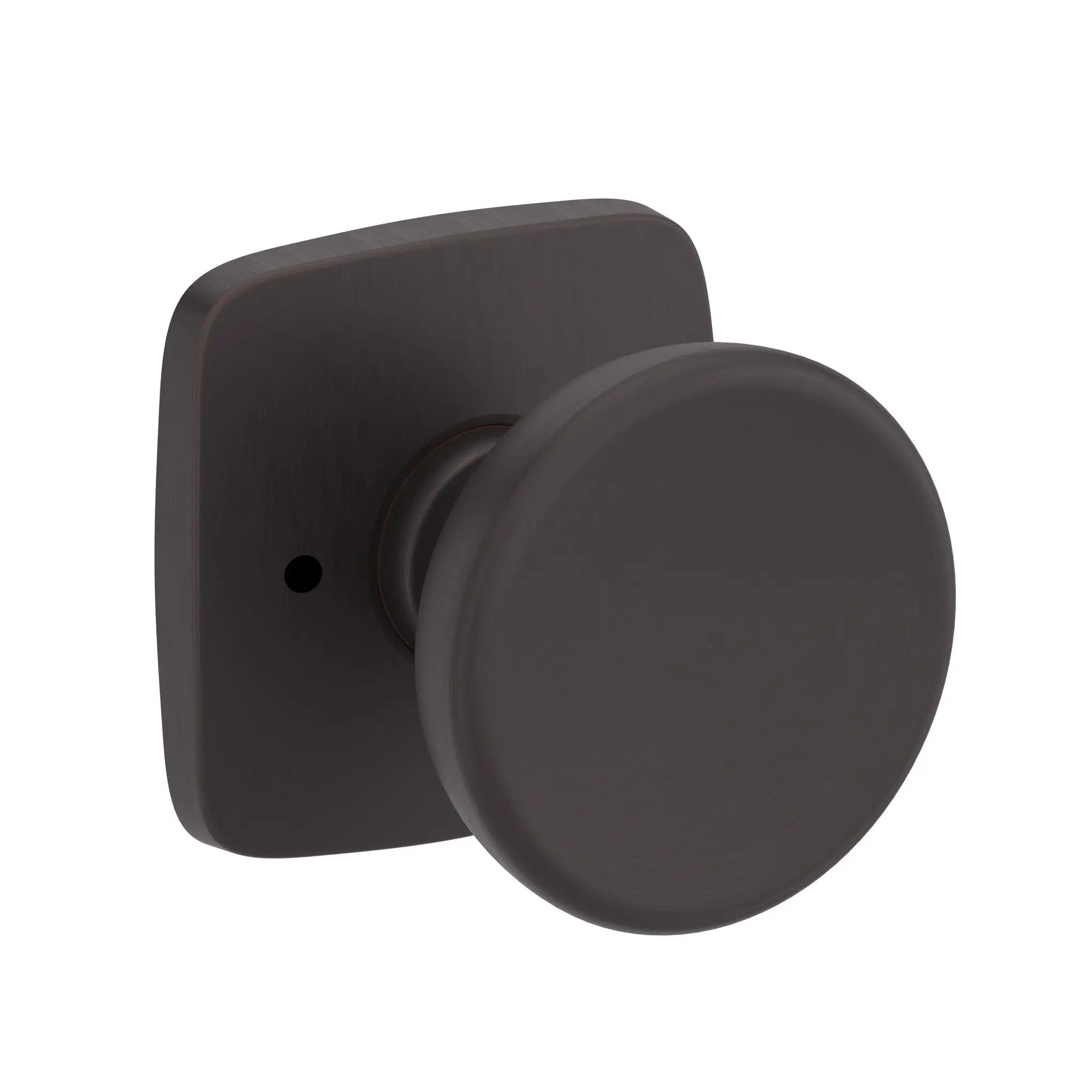Baldwin Reserve Solvang Knob with Soft Square Rose by Baldwin