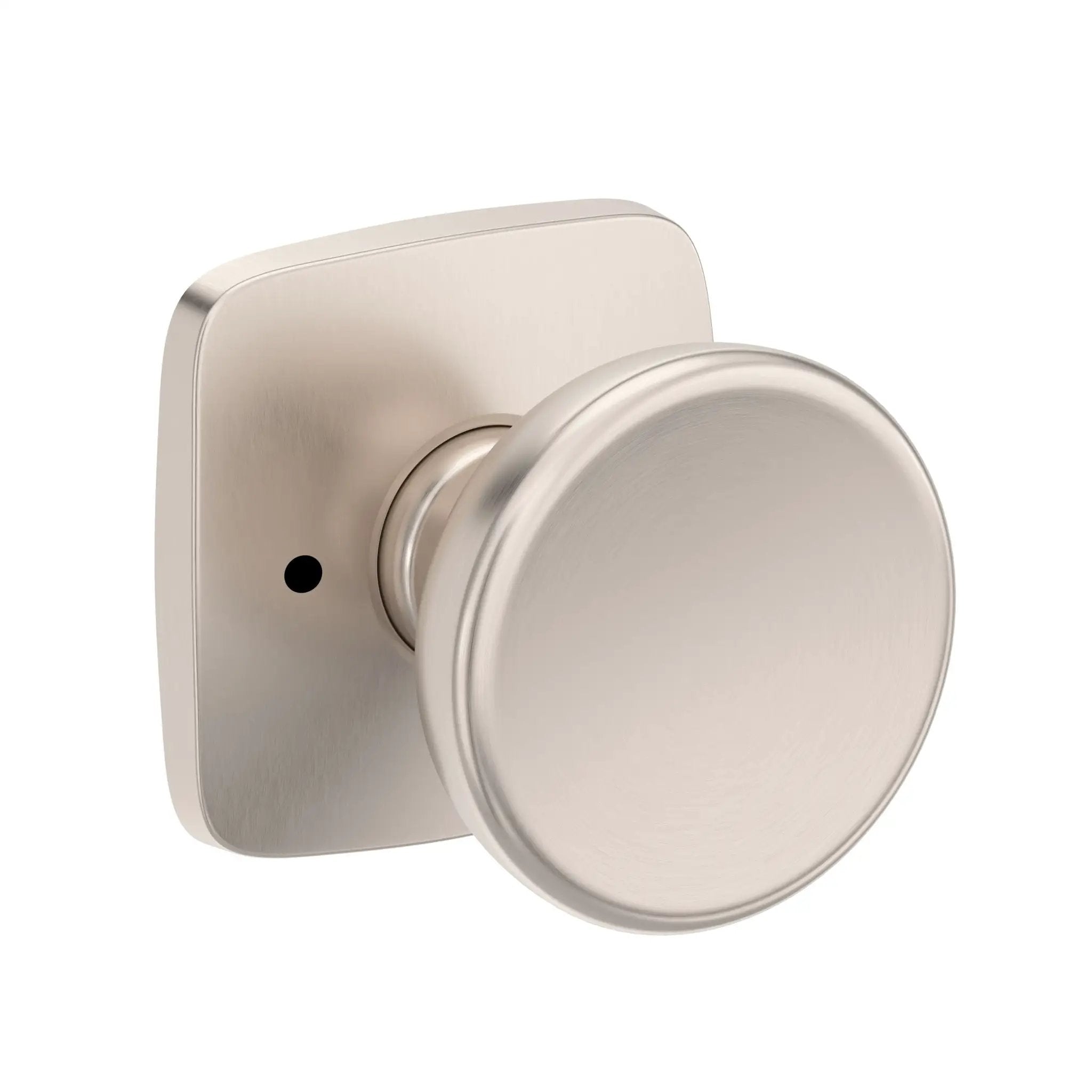 Baldwin Reserve Solvang Knob with Soft Square Rose by Baldwin