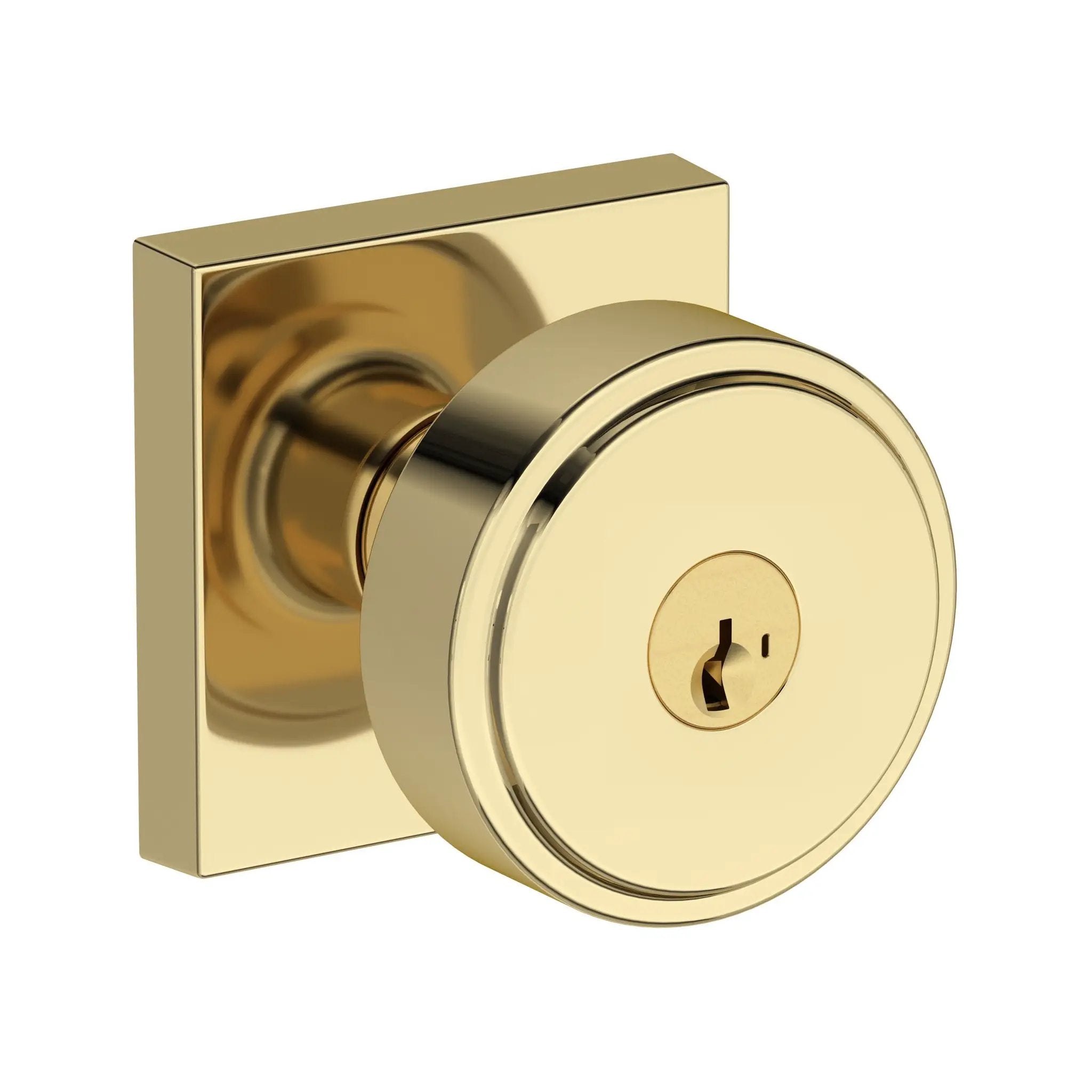 Baldwin Reserve Vashon Lever with Contemporary Square Rose by Baldwin