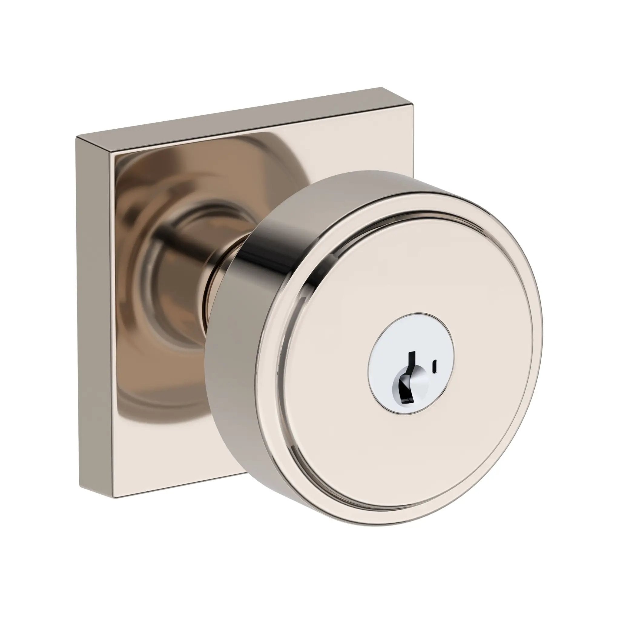 Baldwin Reserve Vashon Lever with Contemporary Square Rose by Baldwin