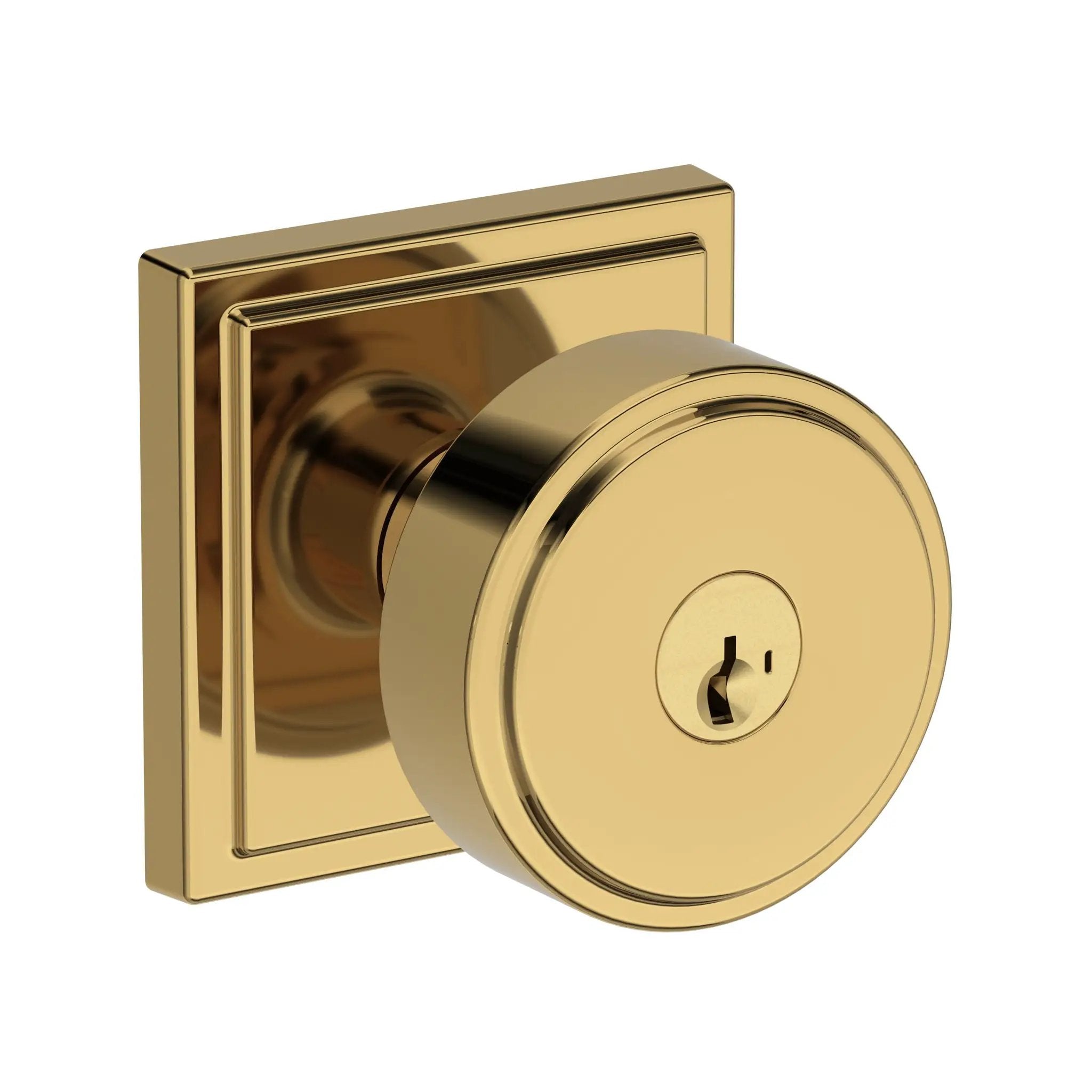 Baldwin Reserve Vashon Lever with Stepped Square Rose by Baldwin