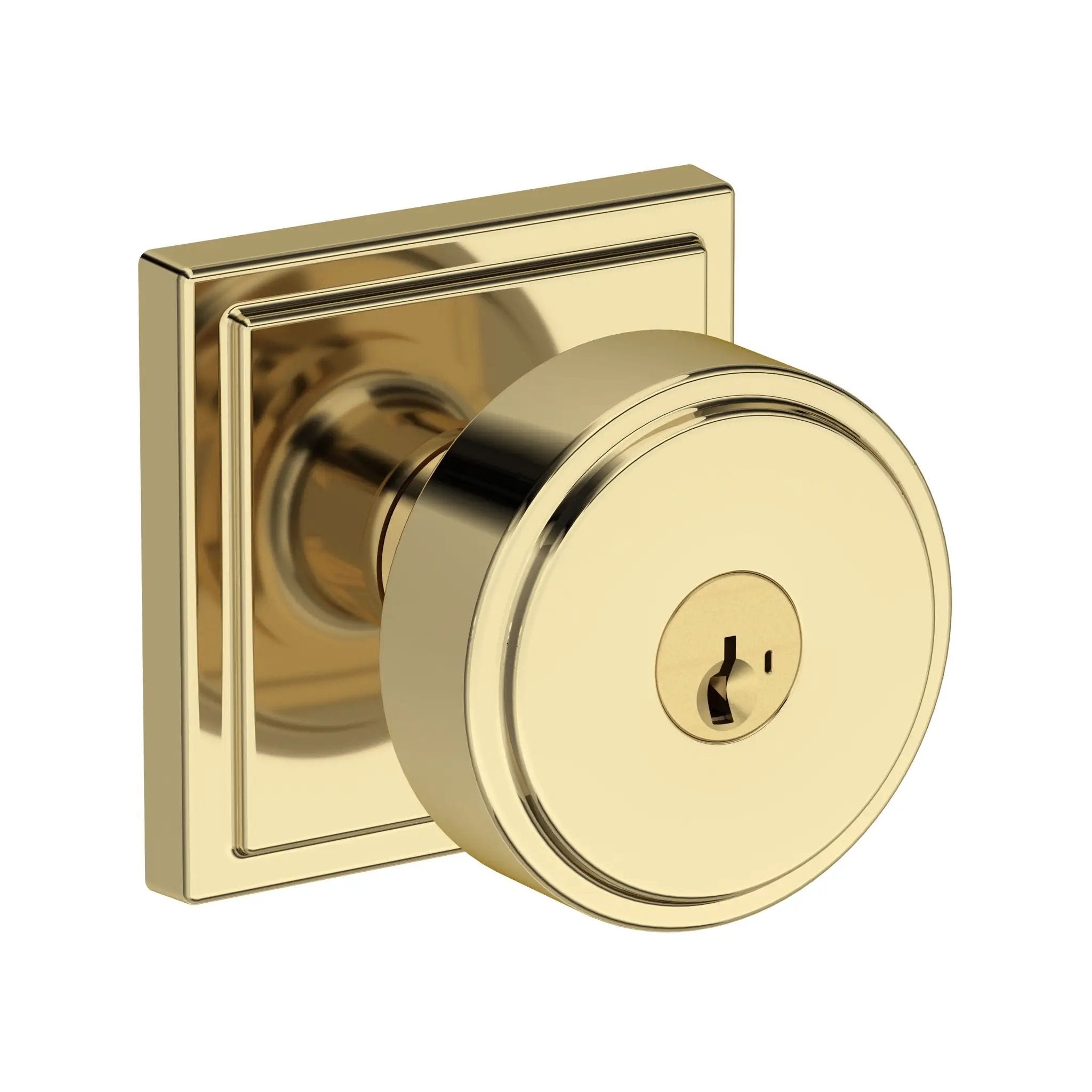 Baldwin Reserve Vashon Lever with Stepped Square Rose by Baldwin