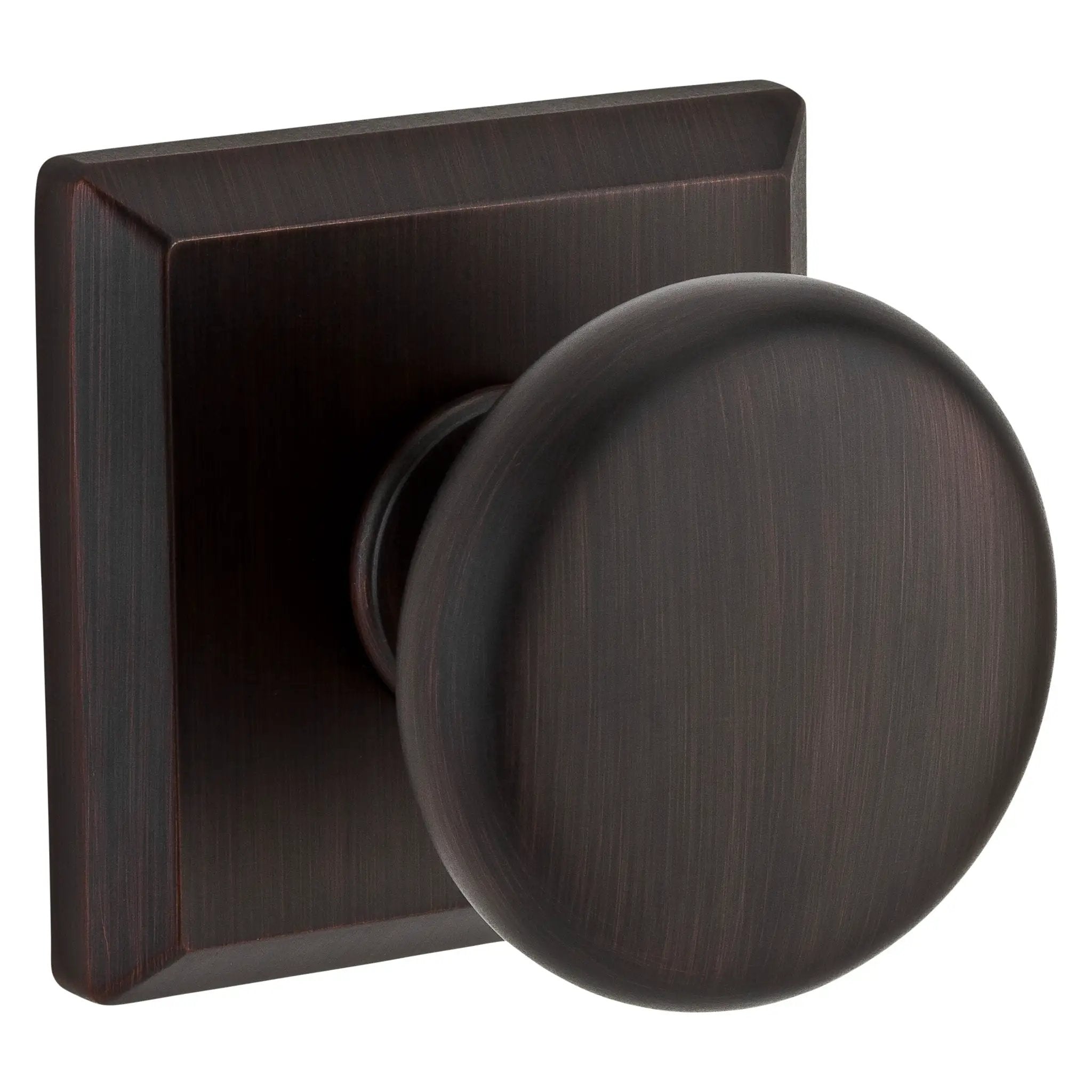 Baldwin Reserve Round Knob and Traditional Square Rose by Baldwin