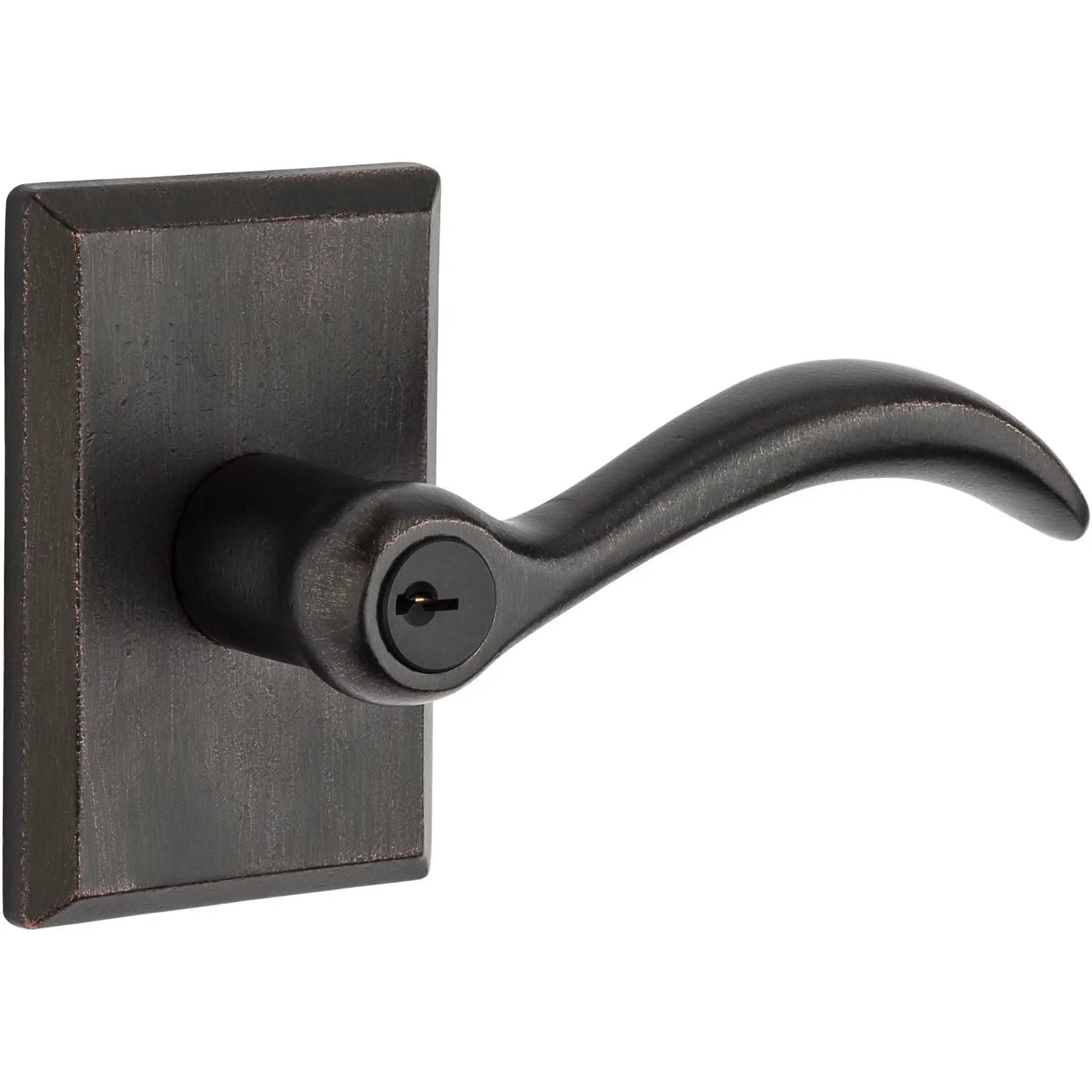 dark bronze door lever