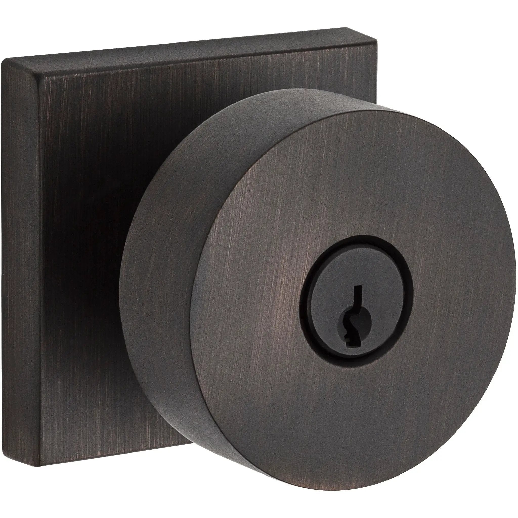 Baldwin Reserve Contemporary Knob and Square Rose by Baldwin