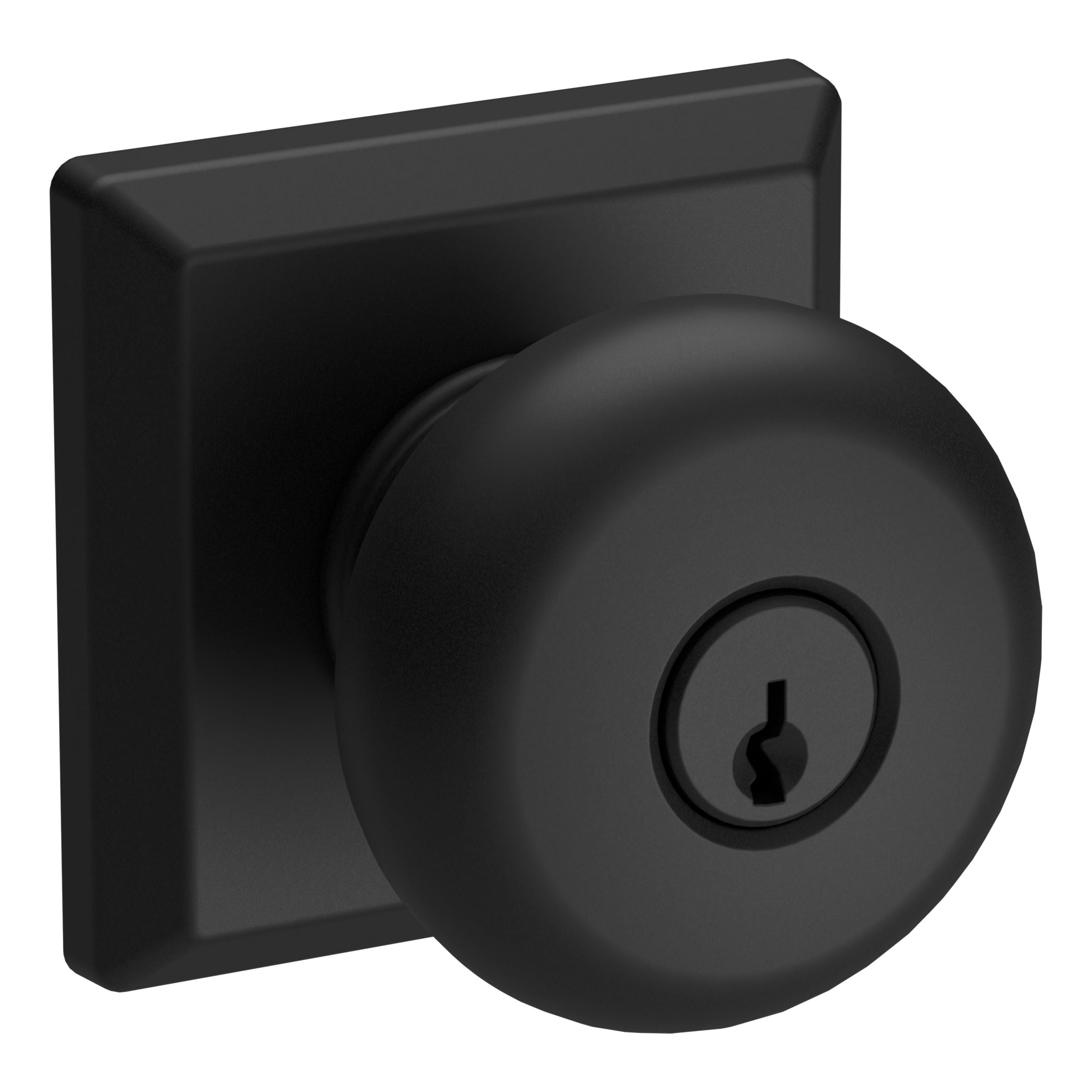 Baldwin Reserve Round Knob and Traditional Square Rose