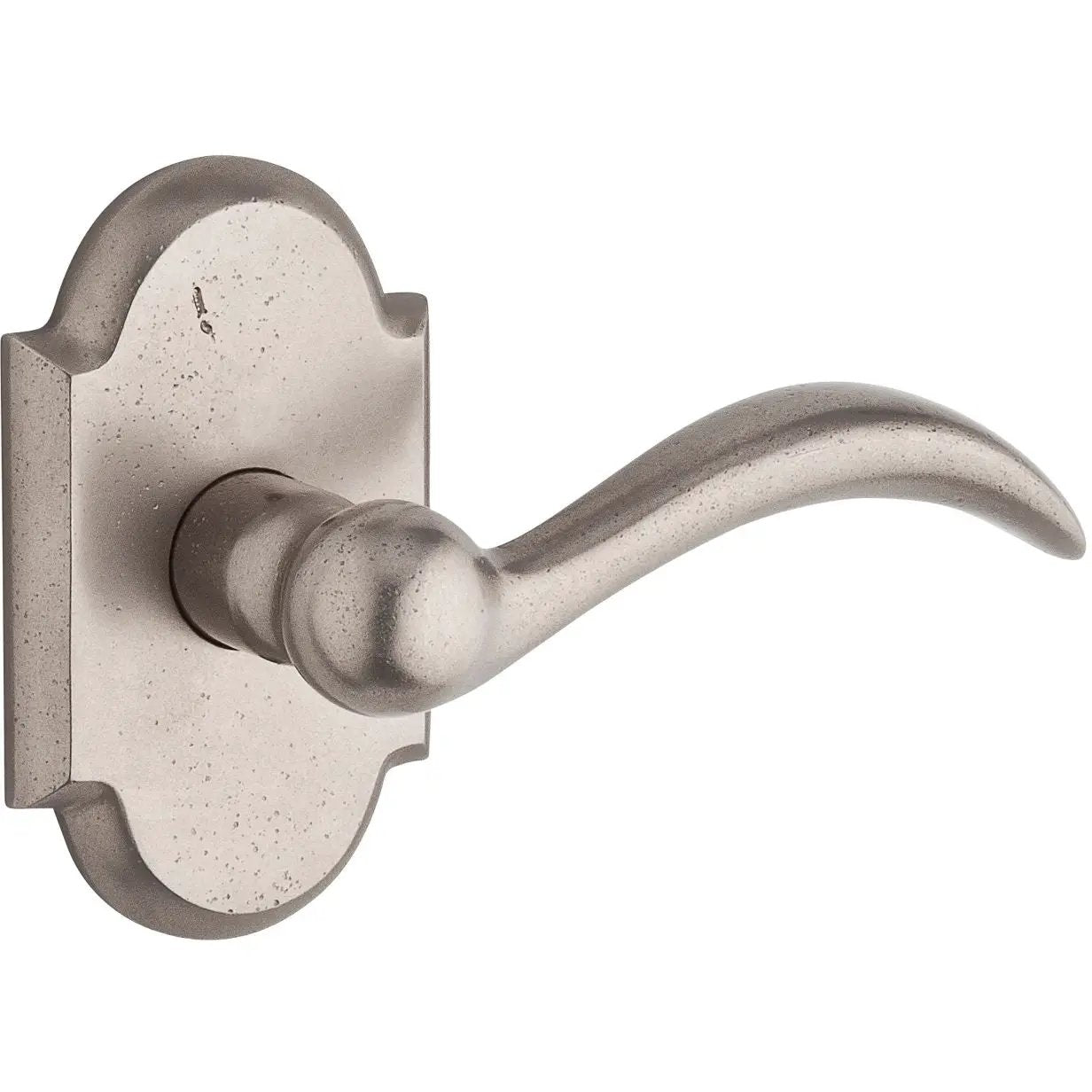 Baldwin Reserve Arch Lever and Rustic Arch Rose by Baldwin