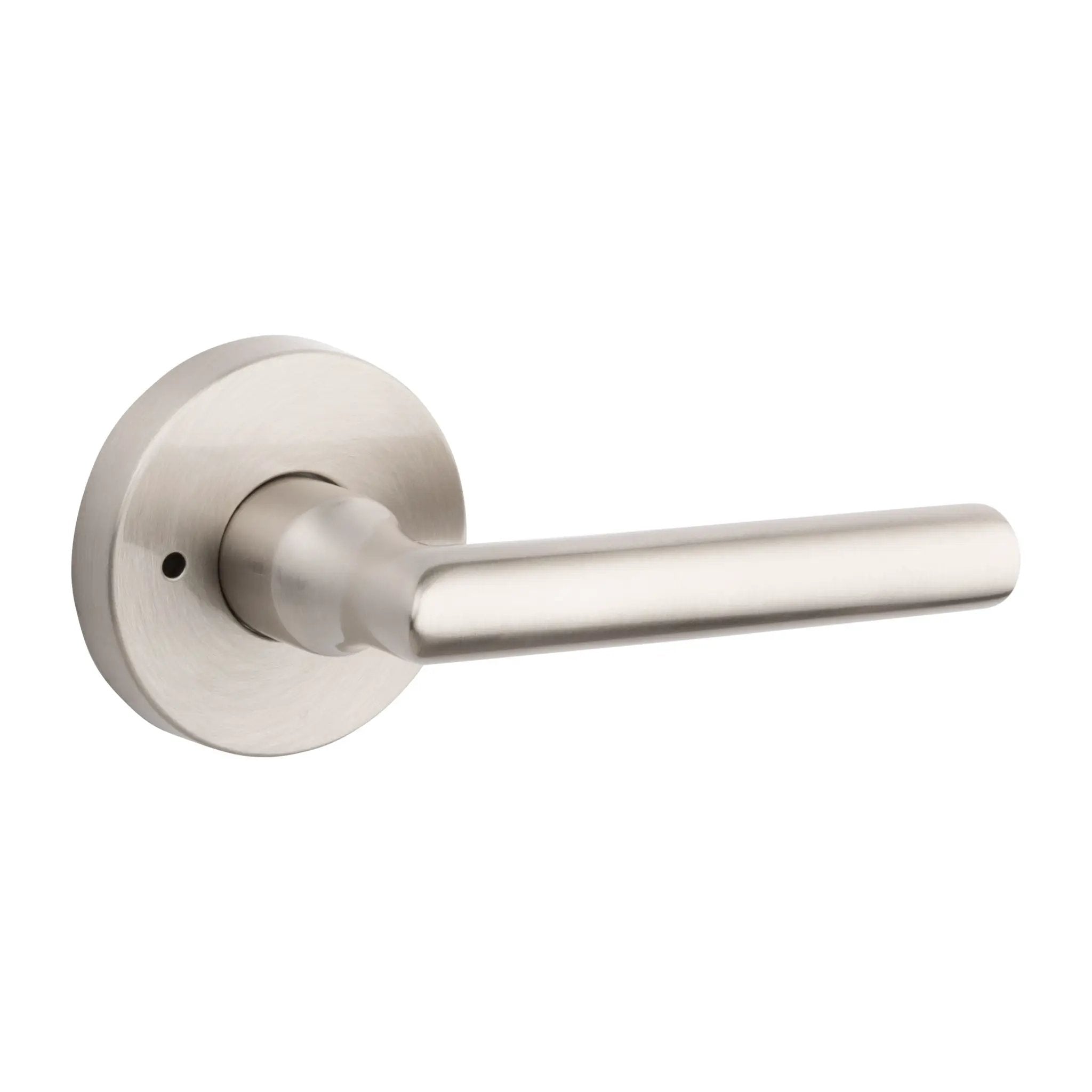 Baldwin Reserve Tube Lever and Contemporary Round Rose by Baldwin