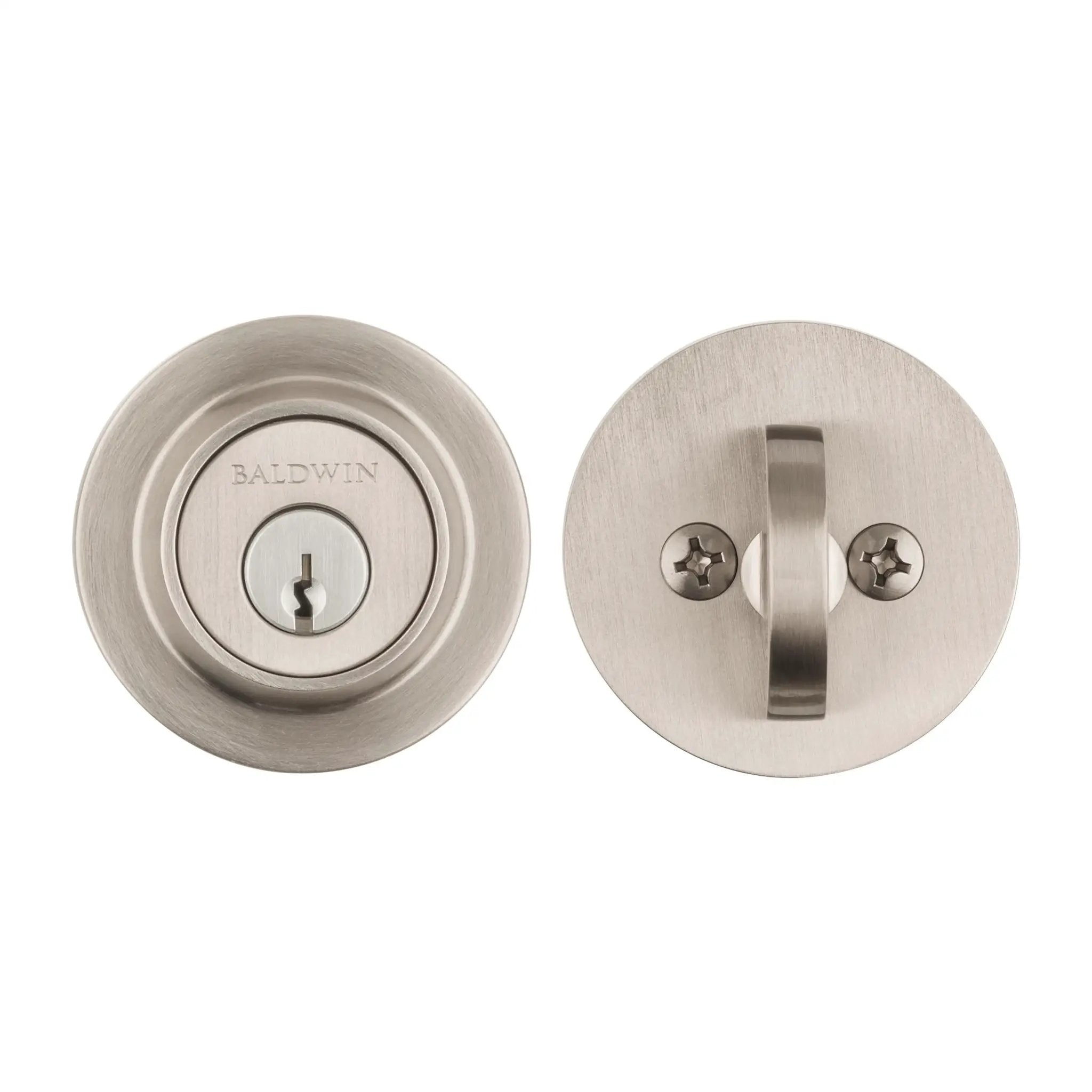 Baldwin Reserve Contemporary Round Deadbolt by Baldwin