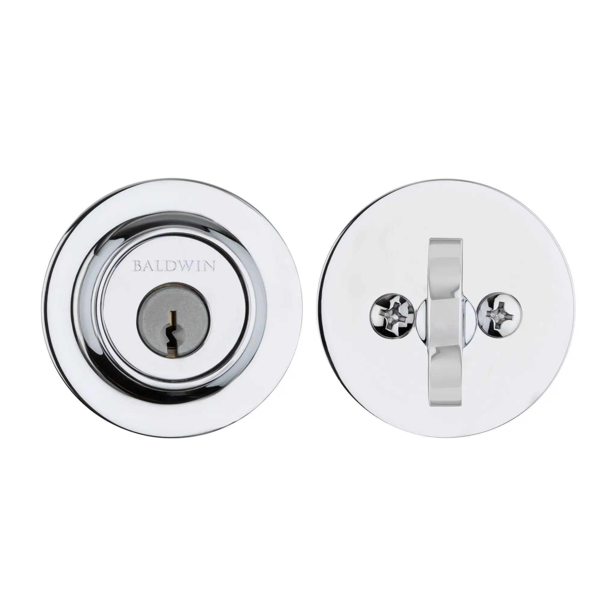 Baldwin Reserve Contemporary Round Deadbolt by Baldwin