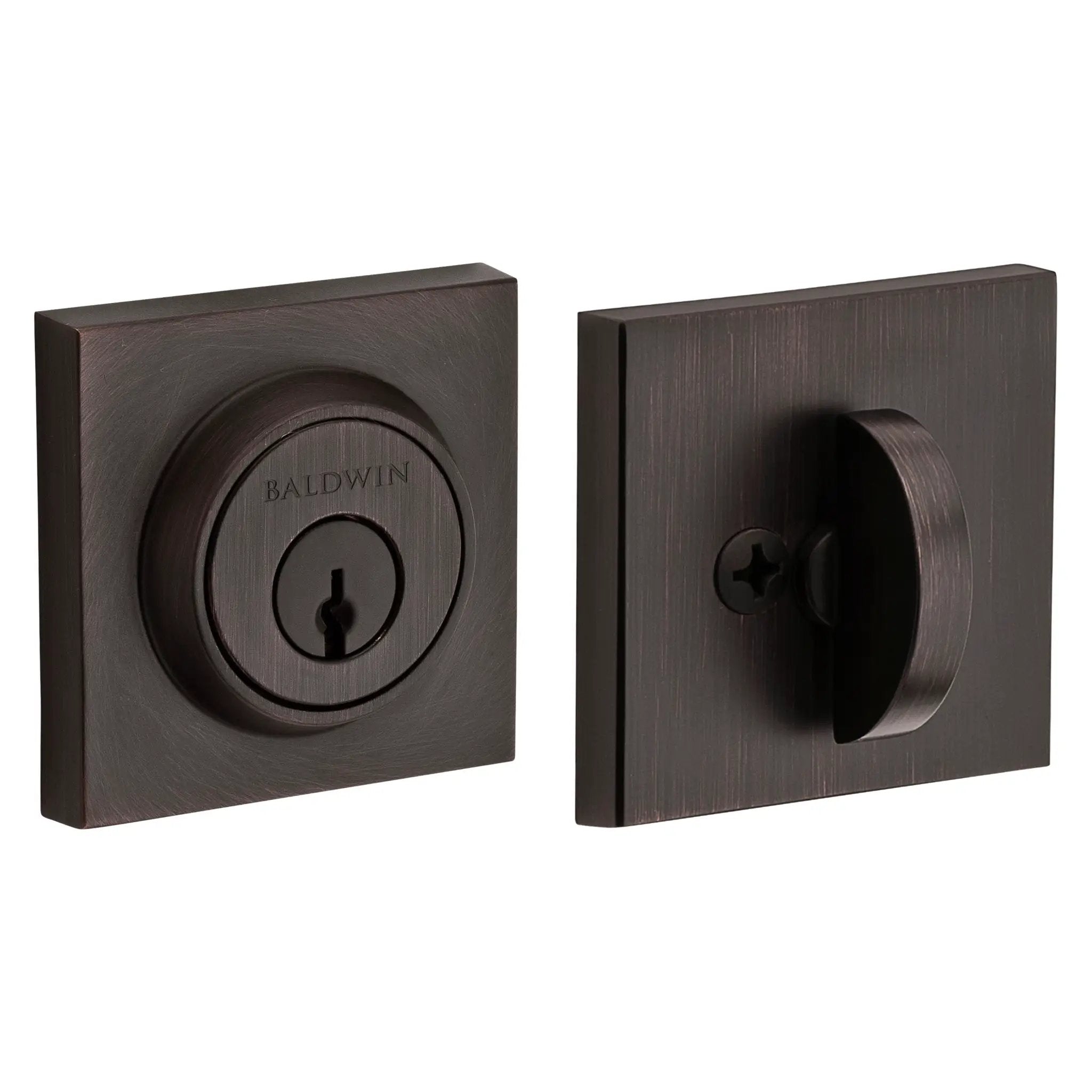 Baldwin Reserve Contemporary Square Deadbolt by Baldwin