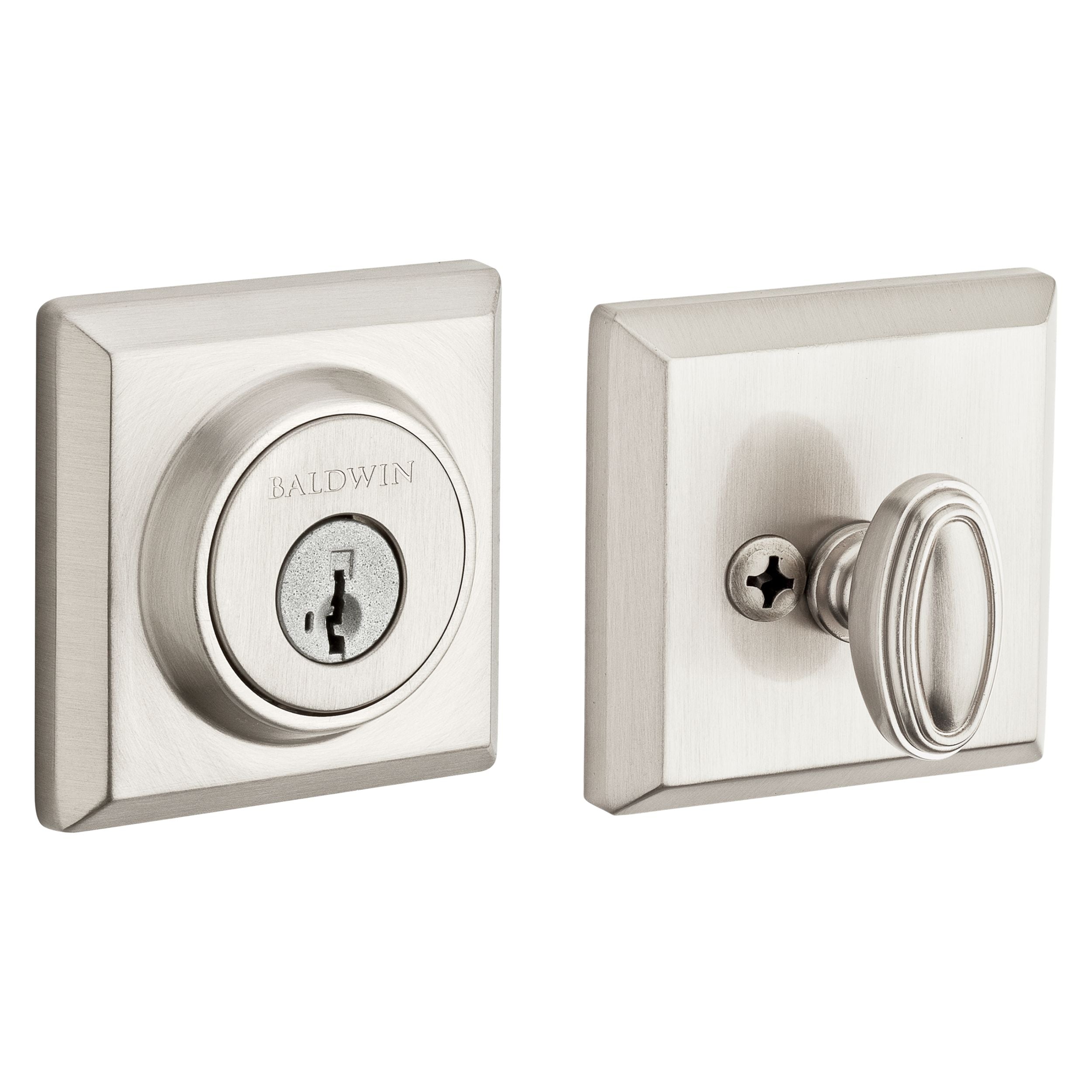 Baldwin Reserve Traditional Square Deadbolt
