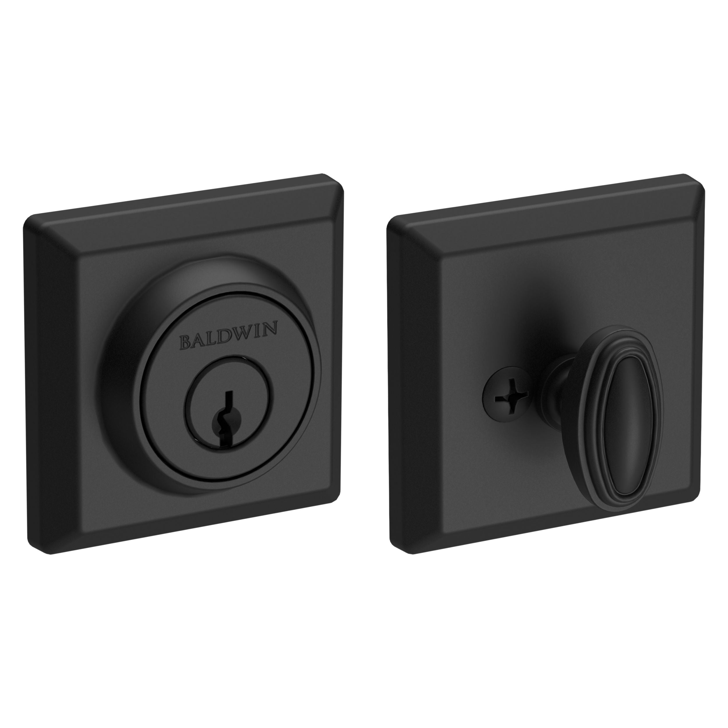Baldwin Reserve Traditional Square Deadbolt