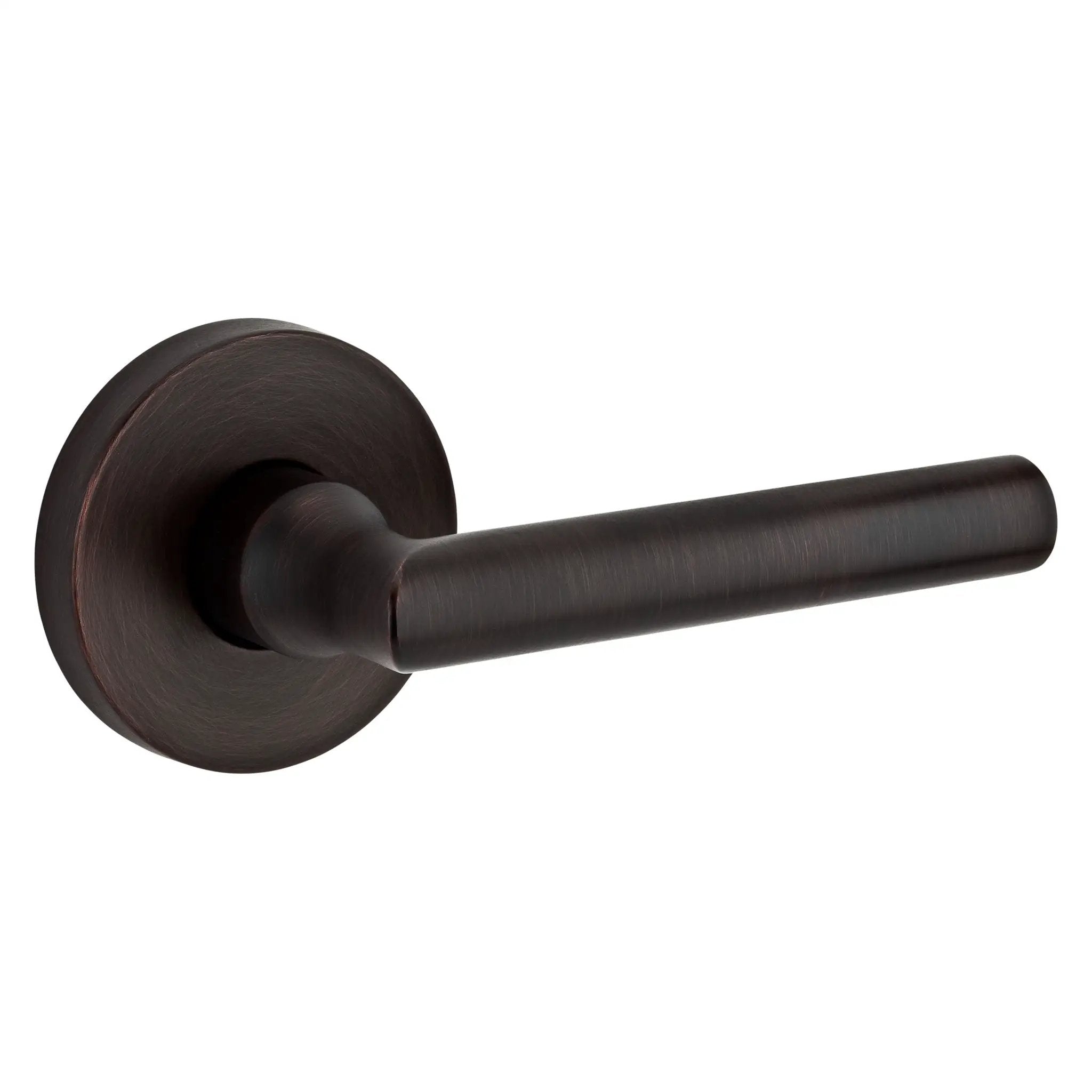 Baldwin Reserve Tube Lever and Contemporary Round Rose by Baldwin