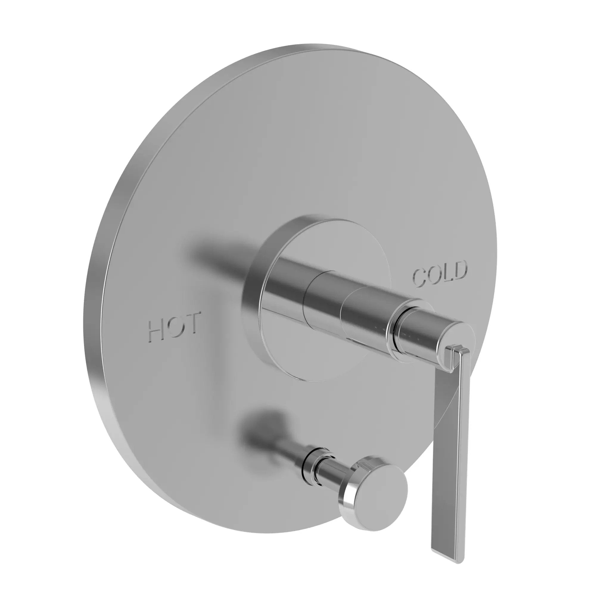 polished chrome diverter plate