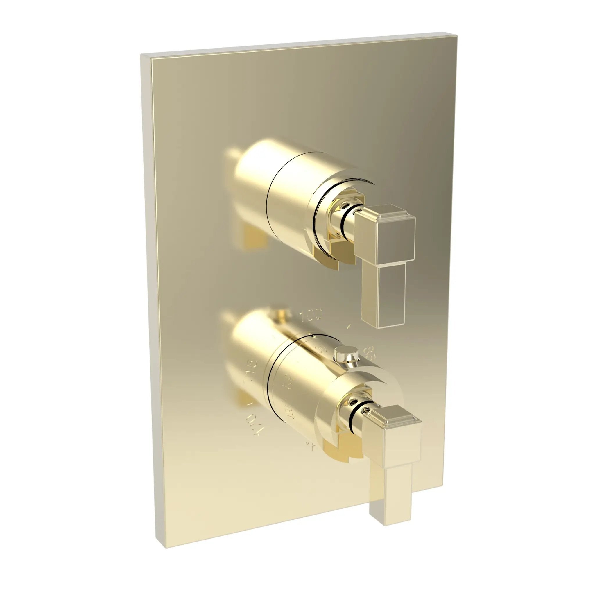 Newport Brass Malvina 1/2" Square Thermostatic Trim Plate with Handle by Newport Brass