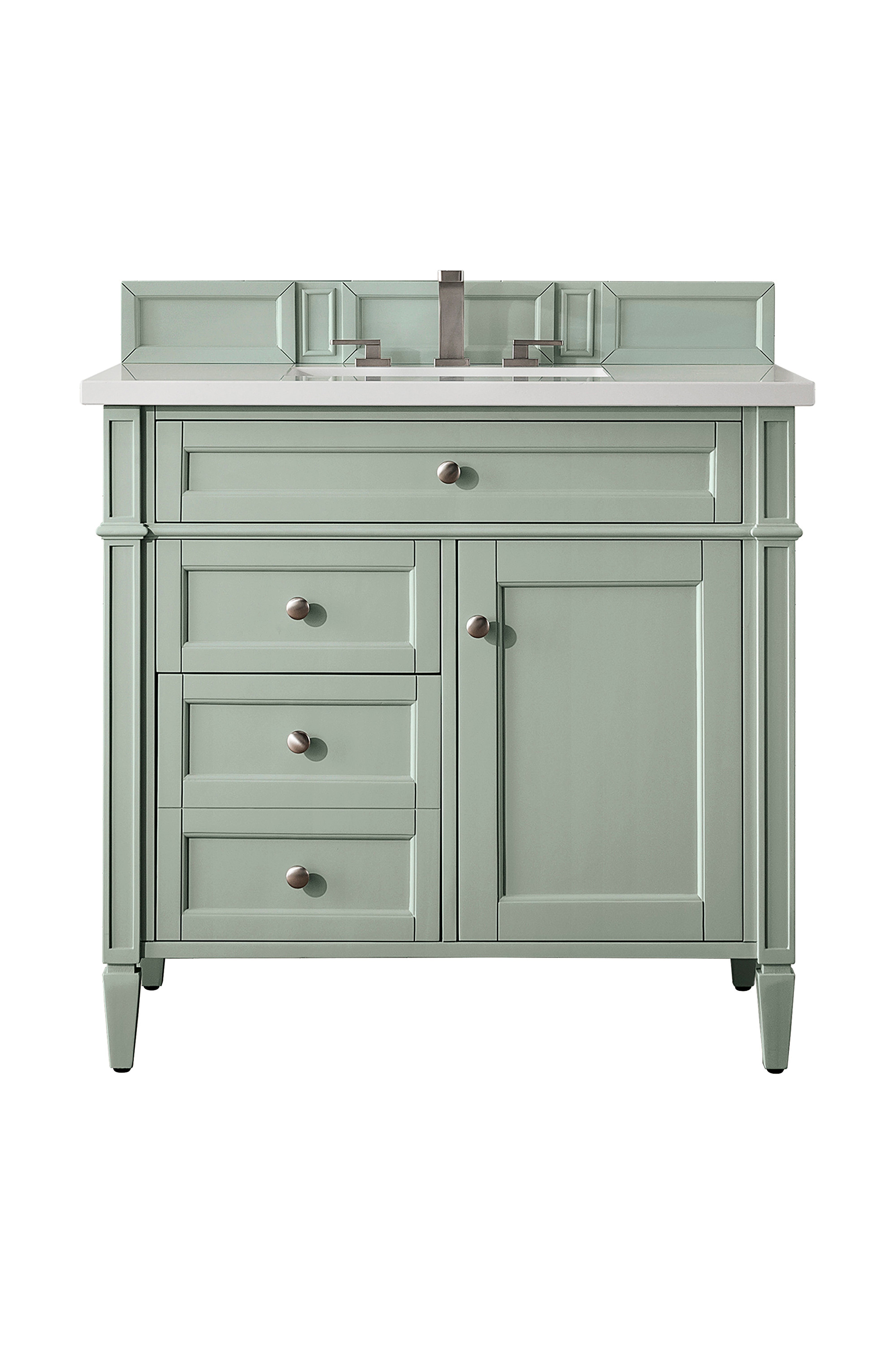 James Martin Vanities Brittany 36" Single Vanity - Sage Green