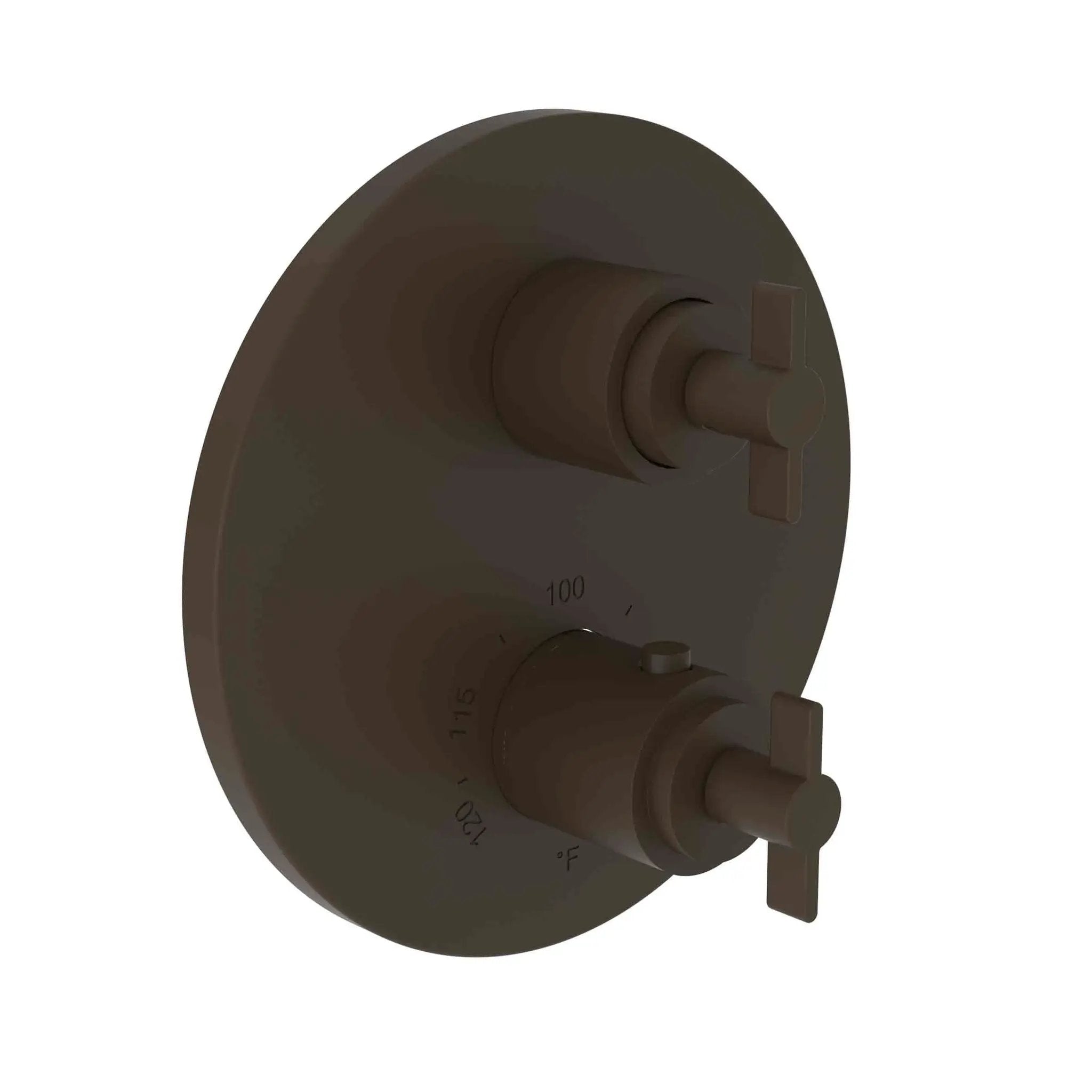 Newport Brass Tolmin 1/2" Round Thermostatic Trim Plate with Handle by Newport Brass