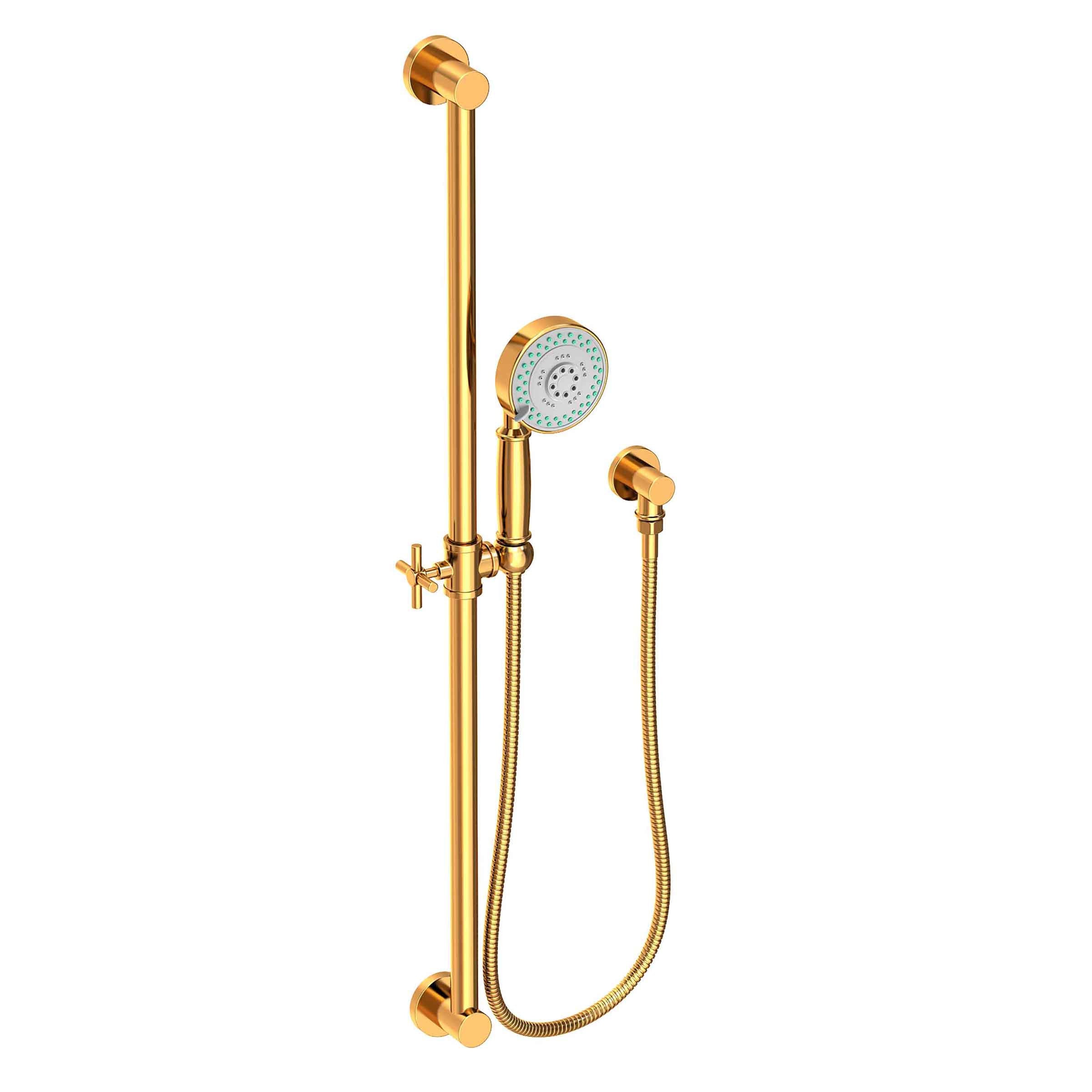 Newport Brass Tub & Shower Slide Bar with Multifunction Hand Shower Set